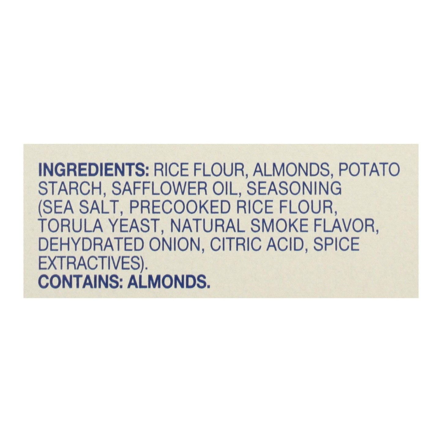 Blue Diamond - Nut Thins - Smokehouse - Case Of 12 - 4.25 Oz.