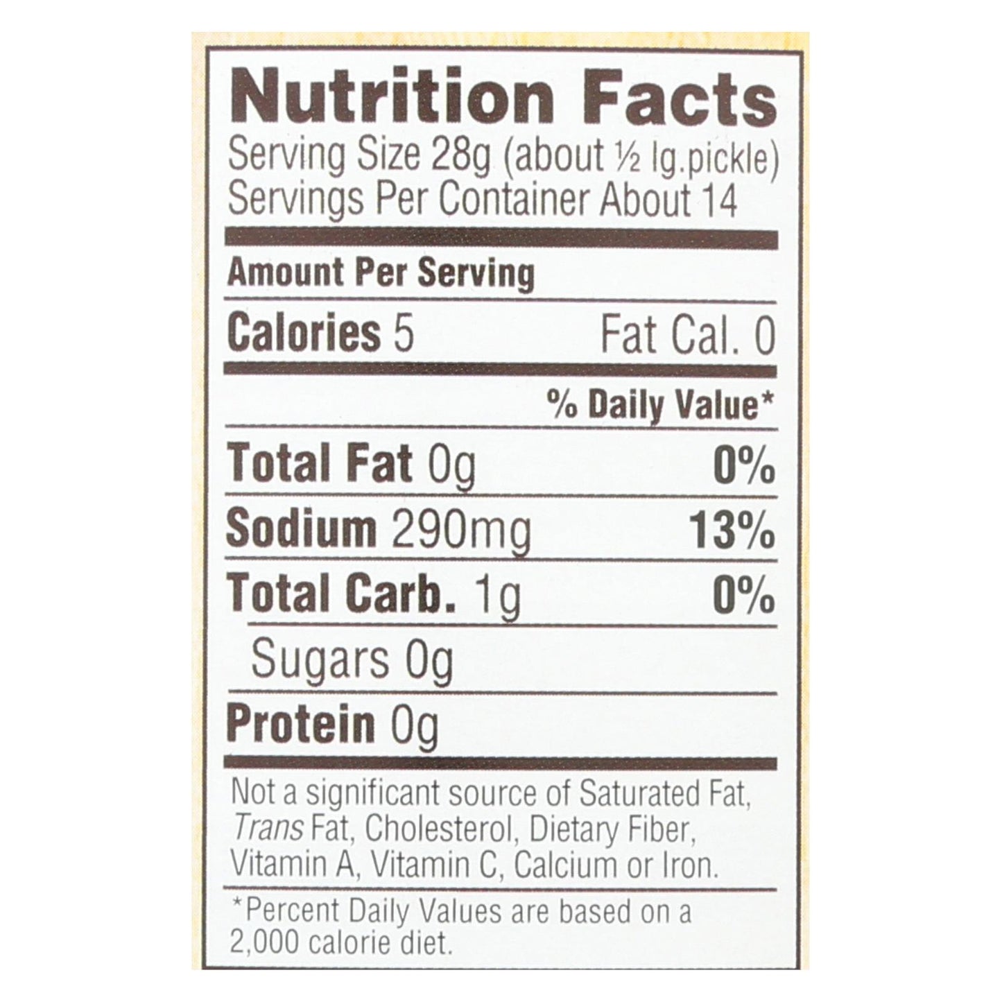 Woodstock Organic Kosher Whole Dill Pickles - Case Of 6 - 24 Oz