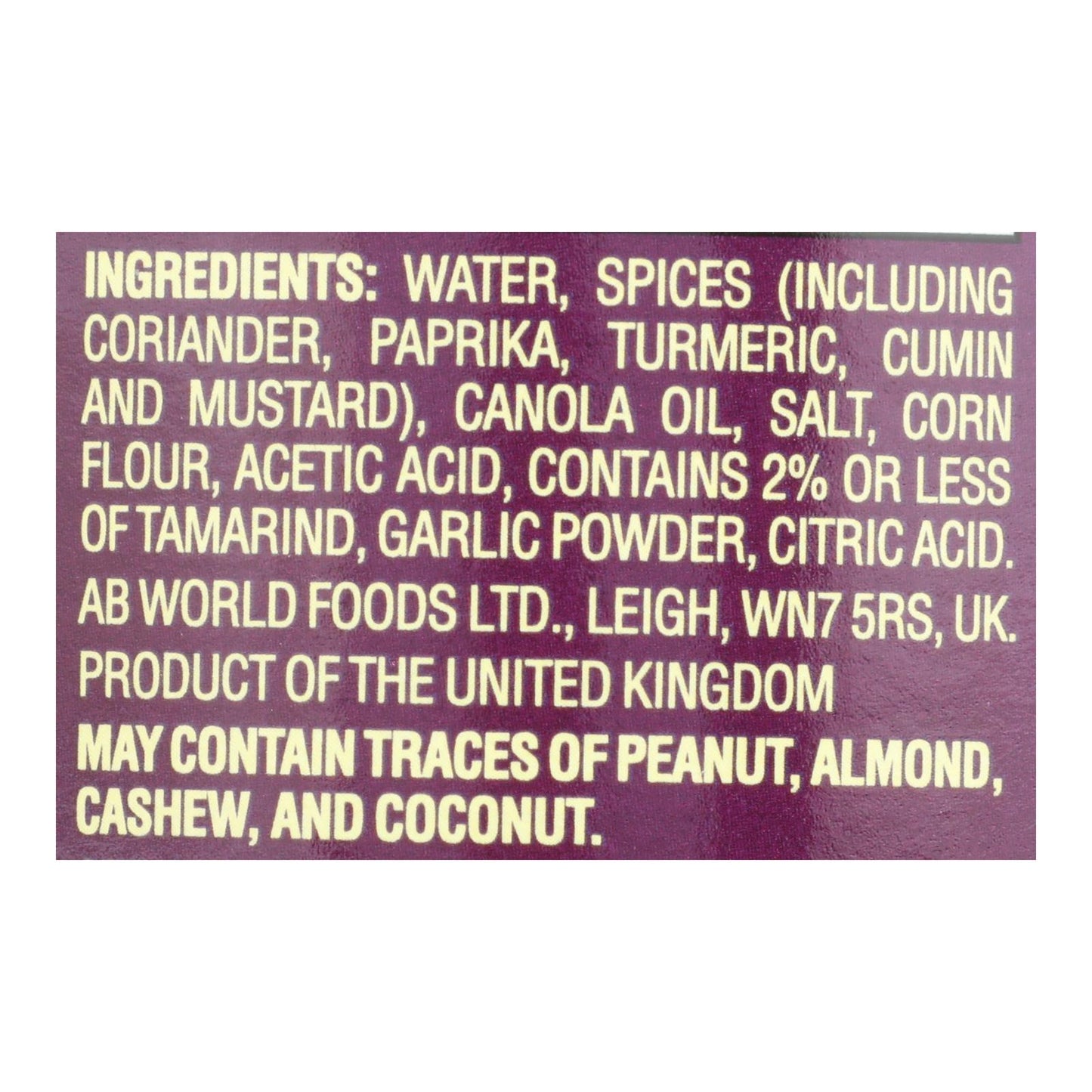 Pataks Spice Paste - Mild Curry - Mild - 10 Oz - Case Of 6
