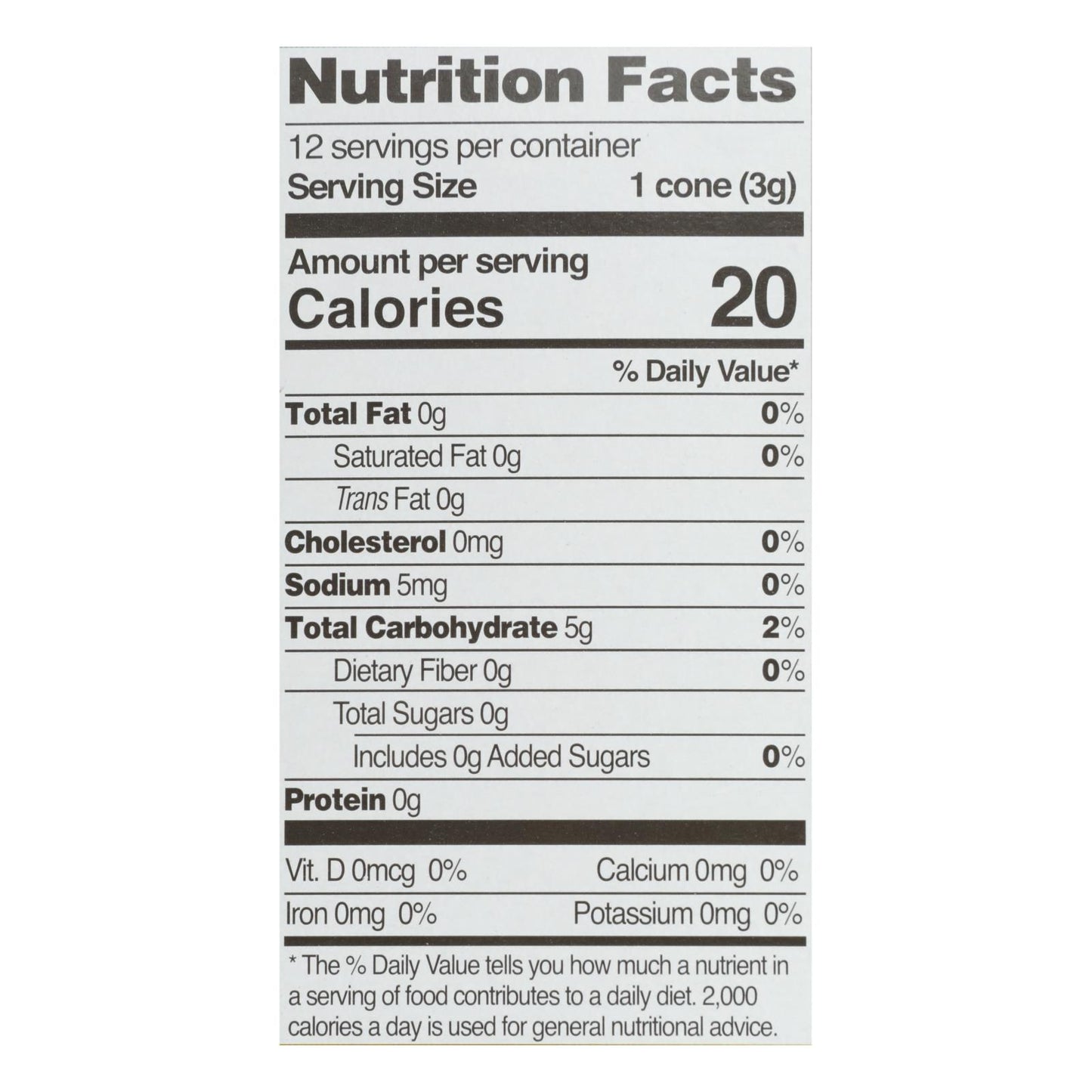 Let's Do Ice Cream Cones - Simple - Case Of 12 - 1.2 Oz.