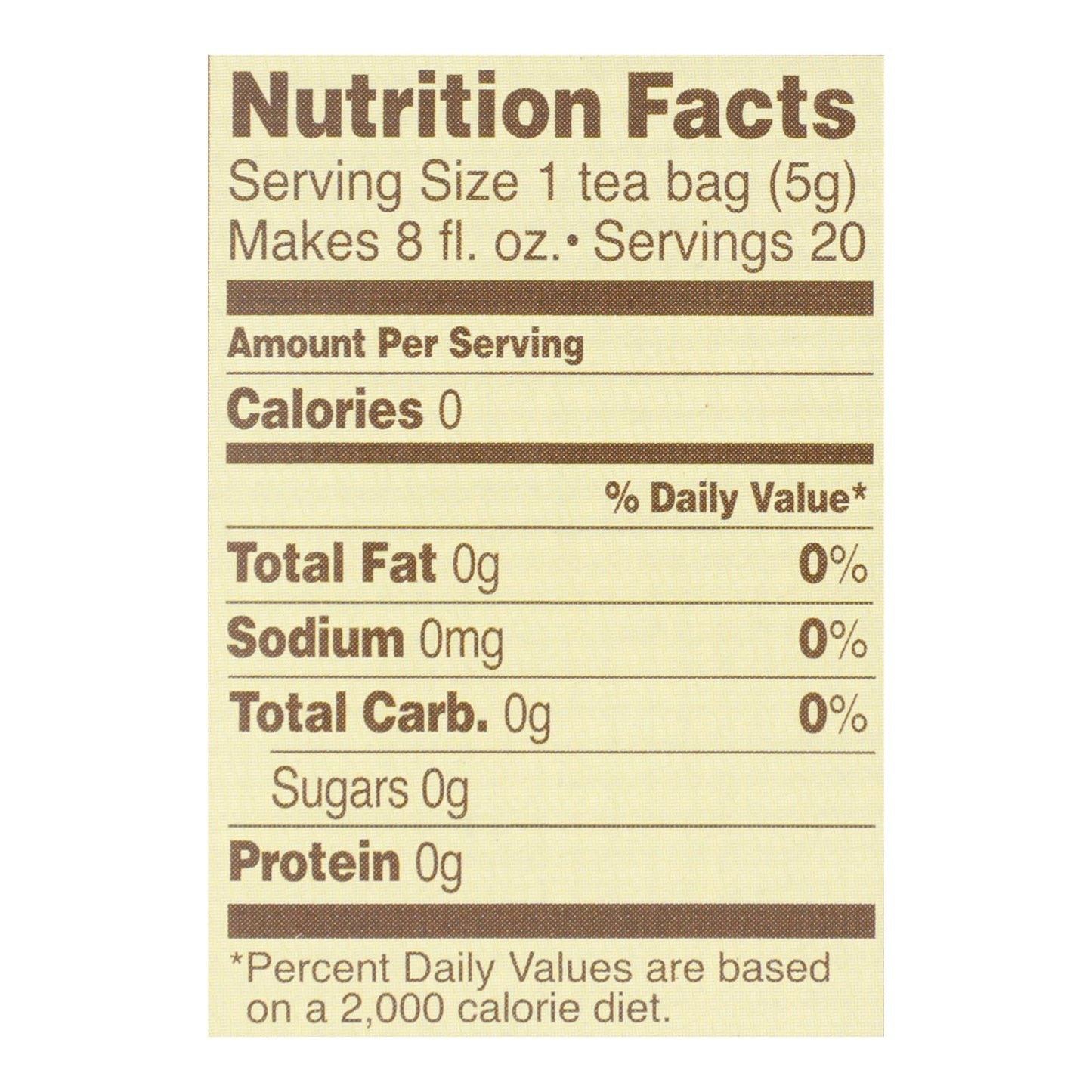 Celestial Seasonings Herbal Tea Caffeine Free Roastaroma - 20 Tea Bags - Case Of 6