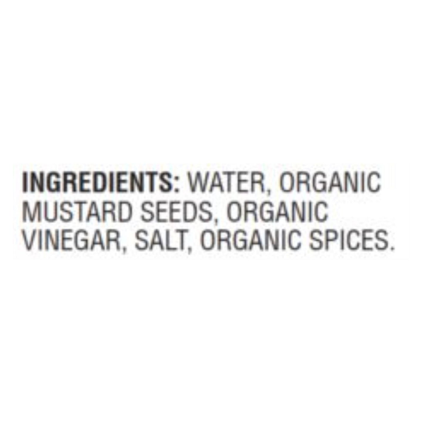 Woodstock Organic Stone Ground Mustard - Case Of 4 - 128 Oz