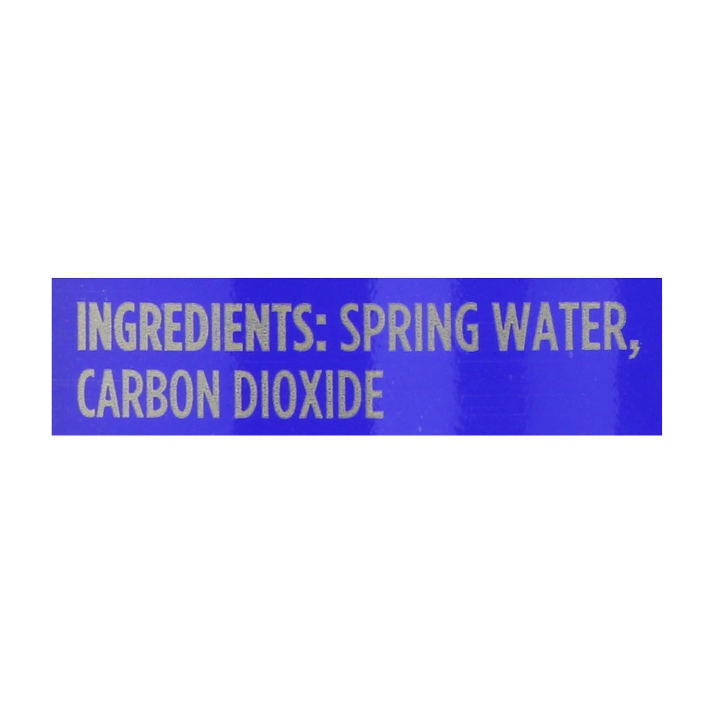 Saratoga Springs Water Sparkling Spring Water - Case Of 12 - 28 Fl Oz.