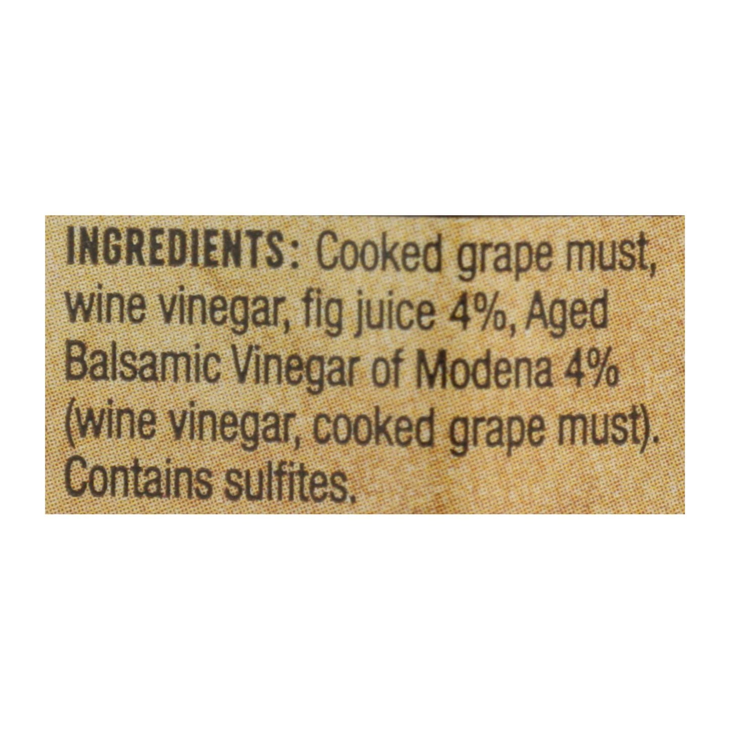 Lucini Italia Savory Fig Balsamic Artisan Vinegar - Case Of 6 - 8.5 Fl Oz.