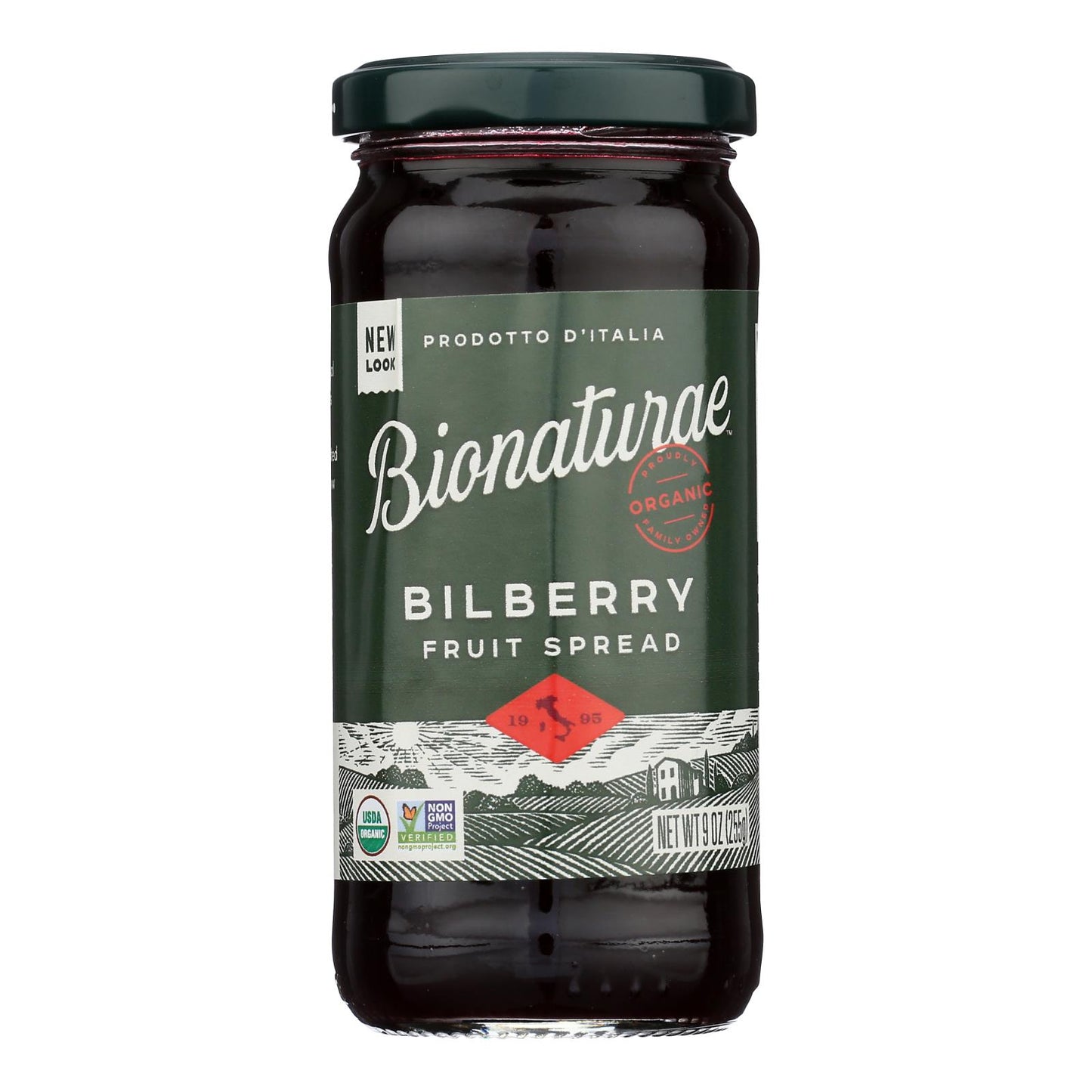 Bionaturae Fruit Spread - Organic - Bilberry - 9 Oz - Case Of 12