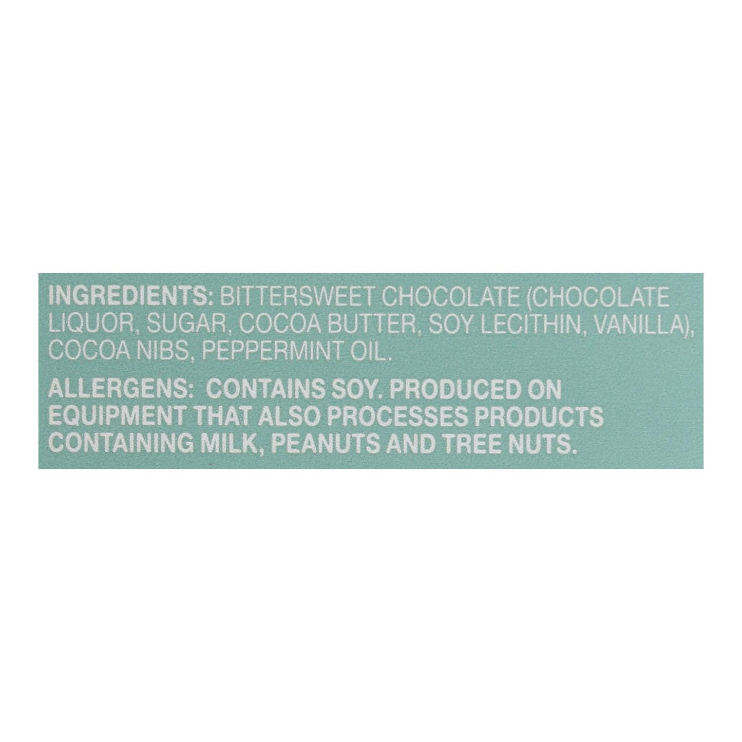 Our Endangered Species Chocolate Dark Chocolate Bar With Peppermint Crunch - Case Of 12 - 3 Oz