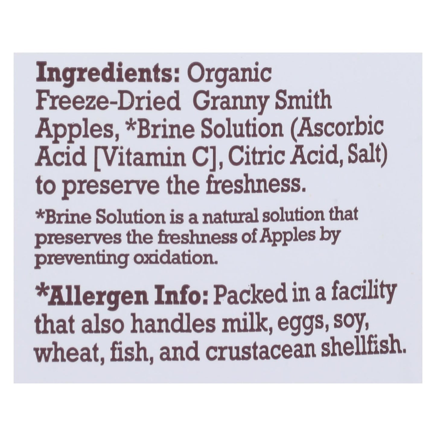 Natierra Fruit - Organic - Freeze Dried - Apples - 1.5 Oz - Case Of 12
