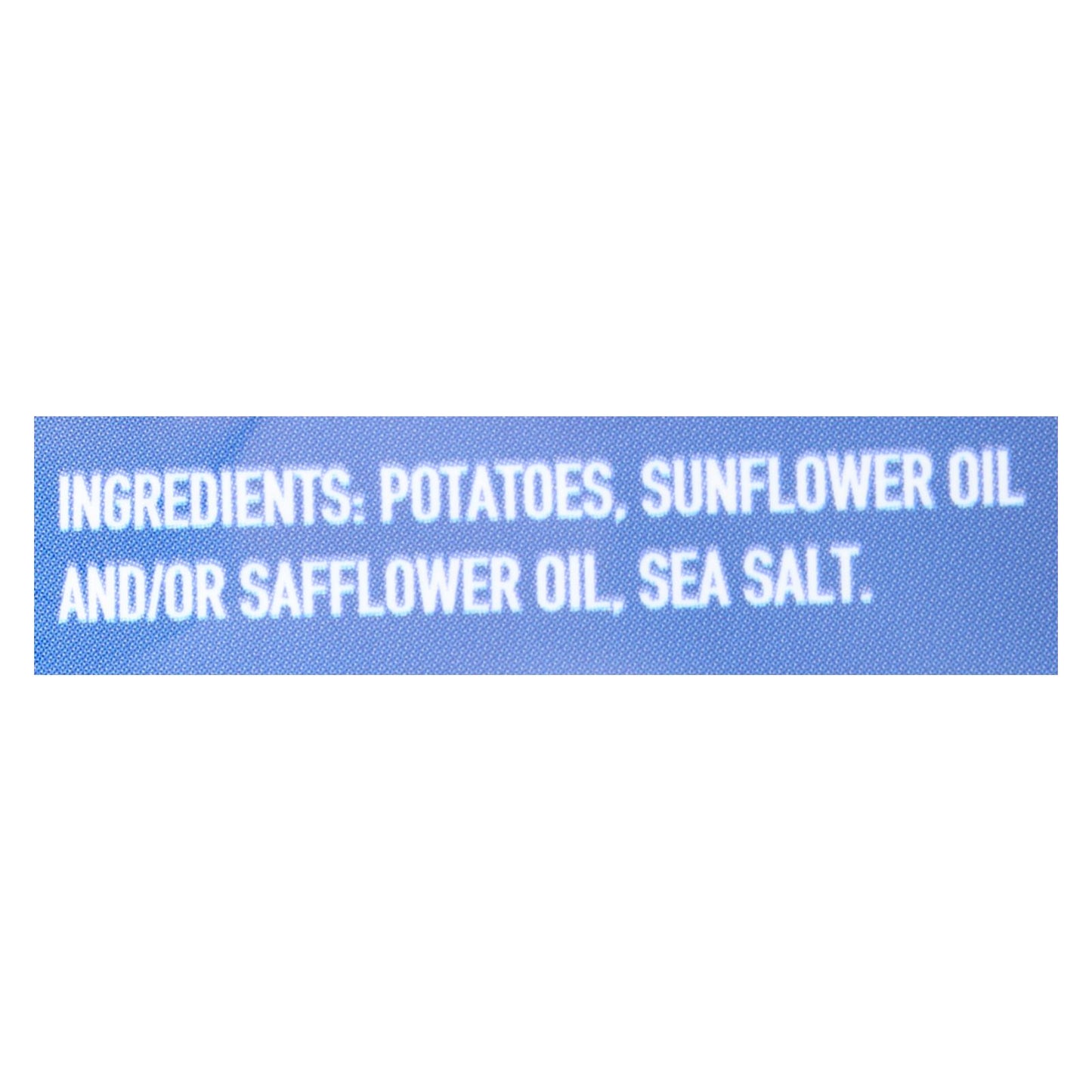 Boulder Canyon - Kettle Chips - Sea Salt - Case Of 12 - 6.5 Oz.