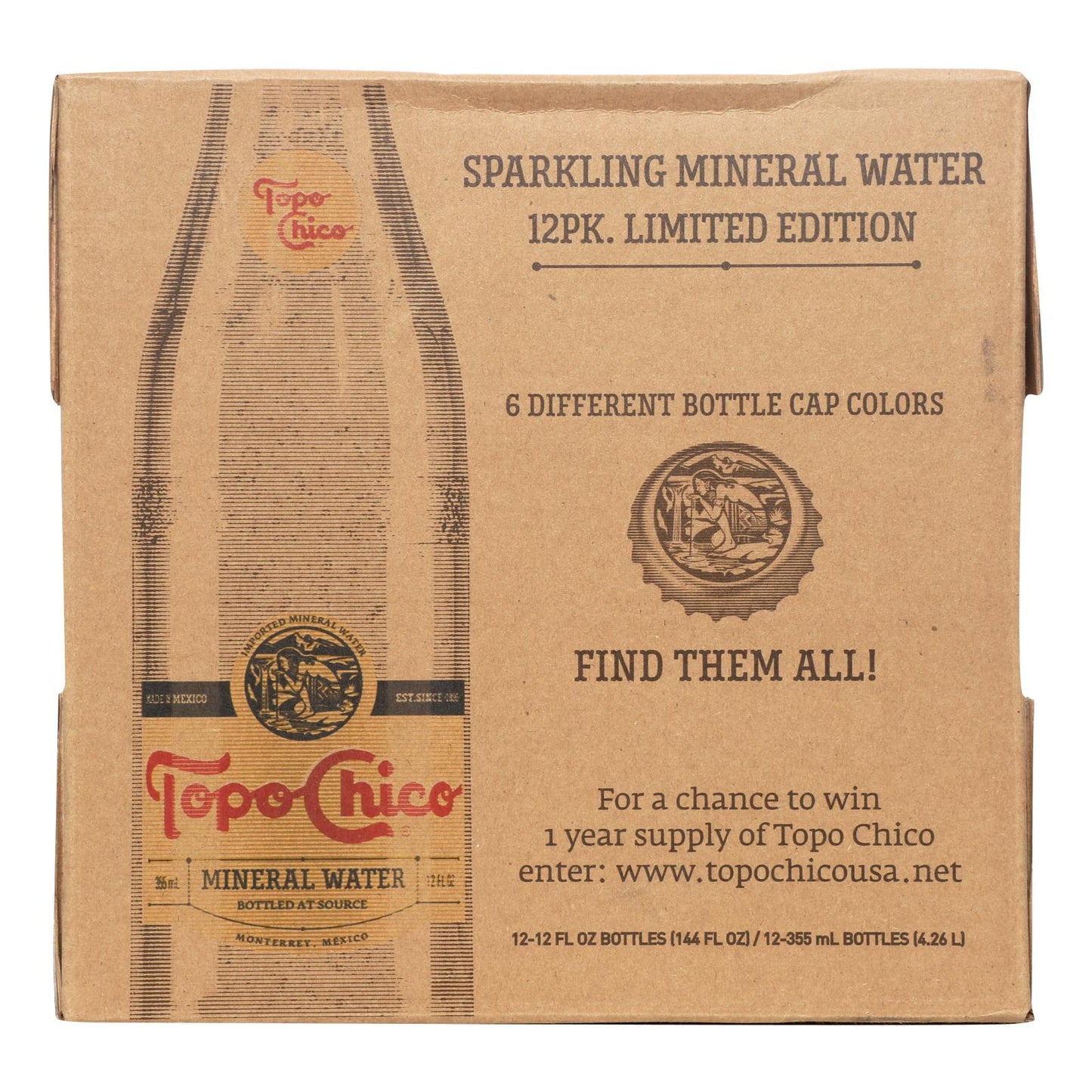 Topo Chico Topo Chico Mineral Water - Case Of 12 - 12 Fl Oz