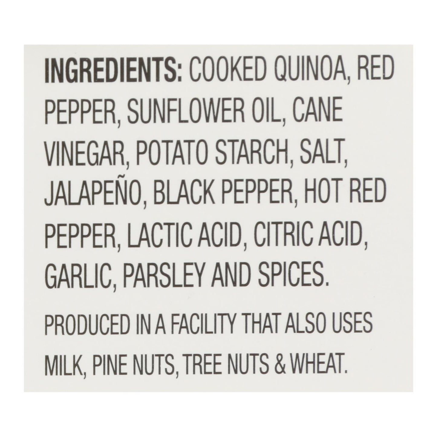 Cucina And Amore - Quinoa Meals - Spicy Jalapeno And Roasted Peppers - Case Of 6 - 7.9 Oz.