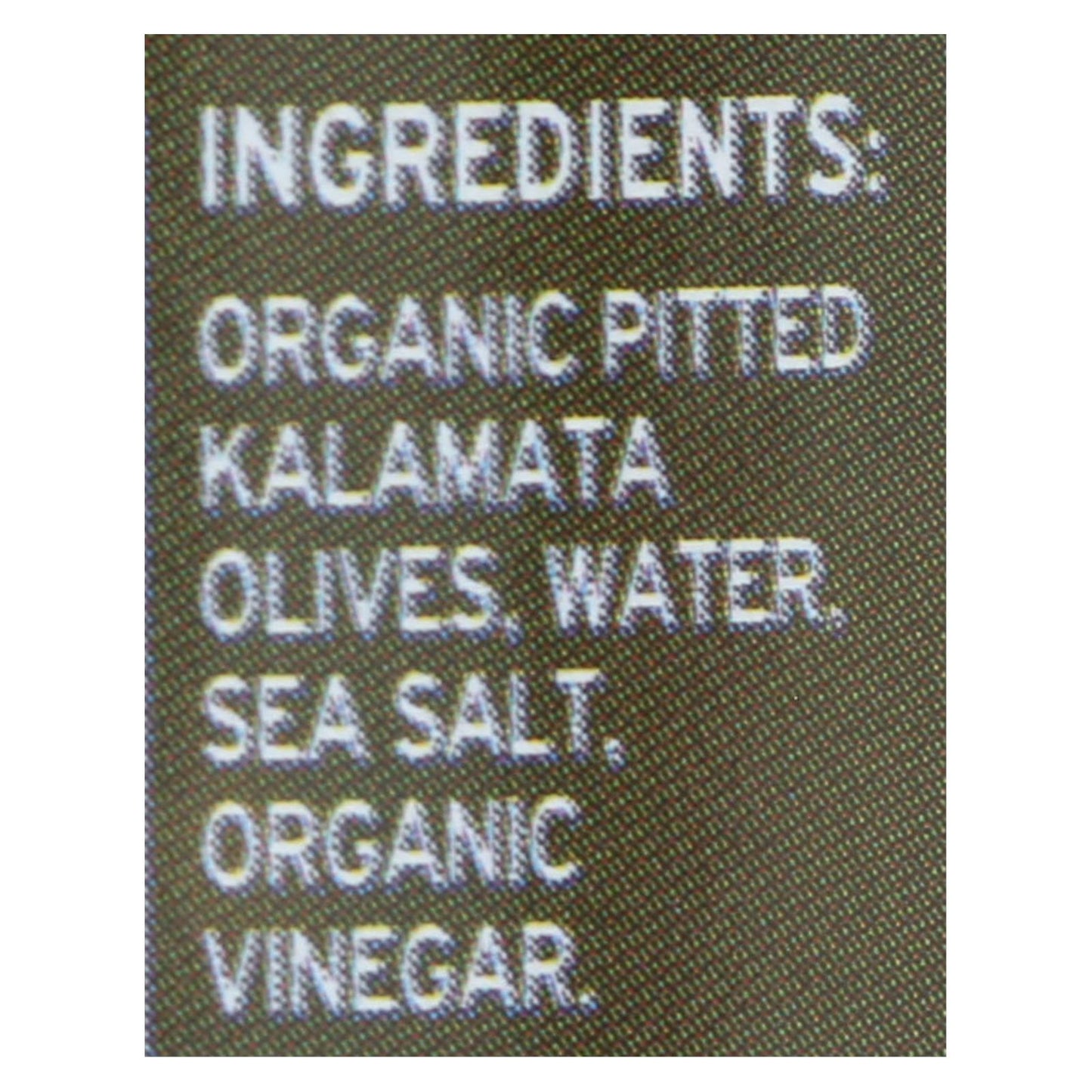Gaea Olives - Organic - Kalamata - Pitted - Original - 5.6 Oz - Case Of 8