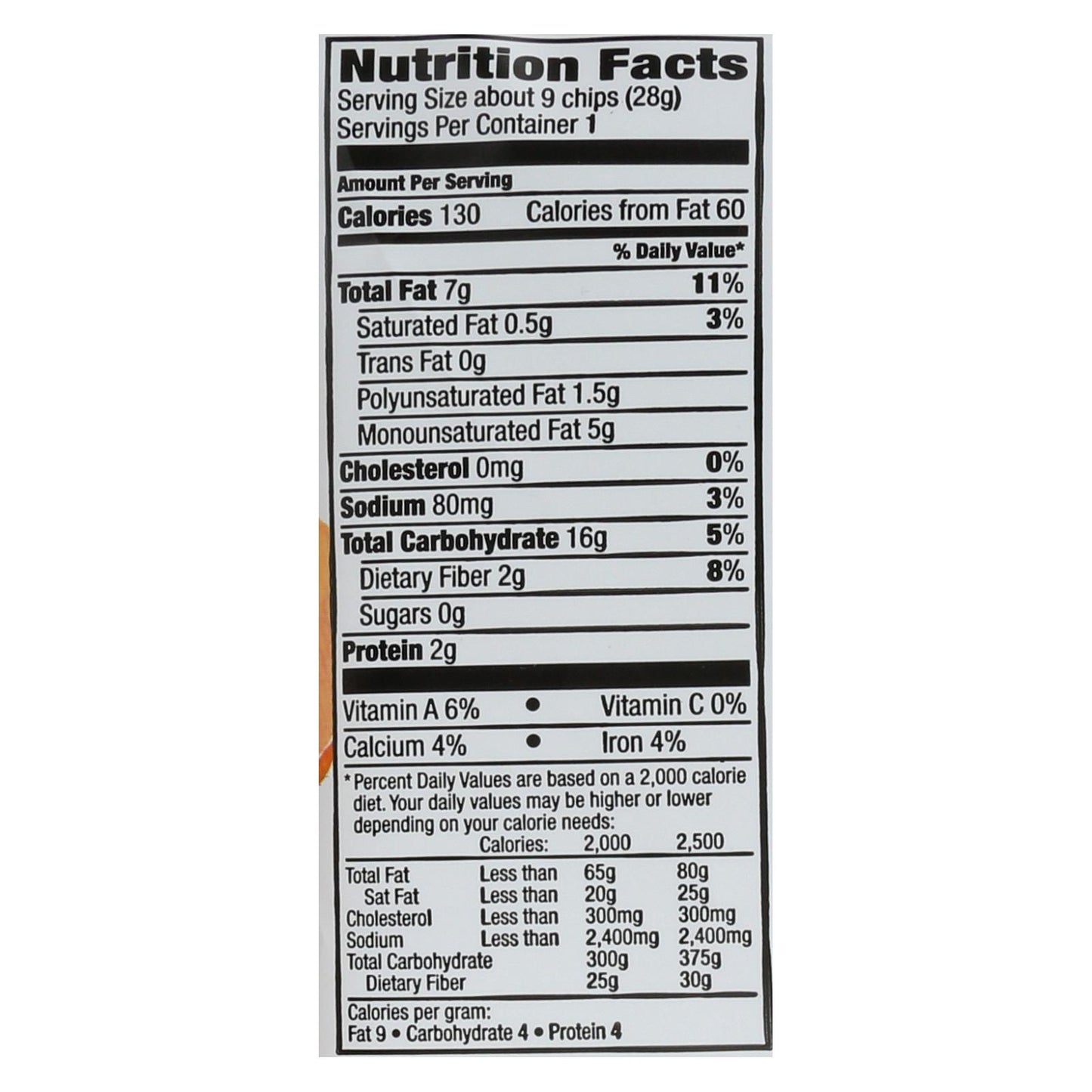 Way Better Snacks Tortilla Chips - Sweet Potato - Case Of 12 - 1 Ounce