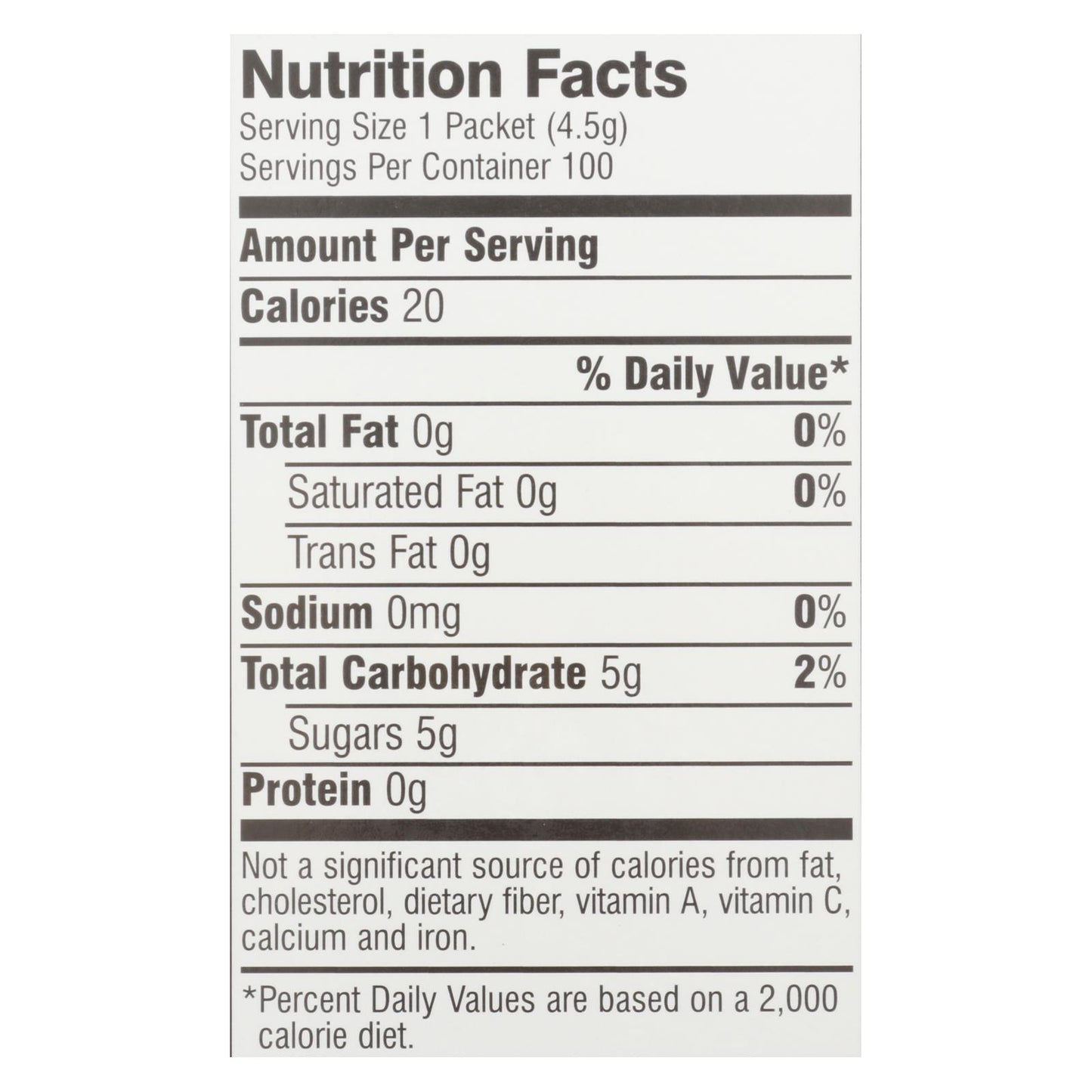 Sugar In The Raw Sugar In The Raw - Packets - Case Of 8 - 100 Pk