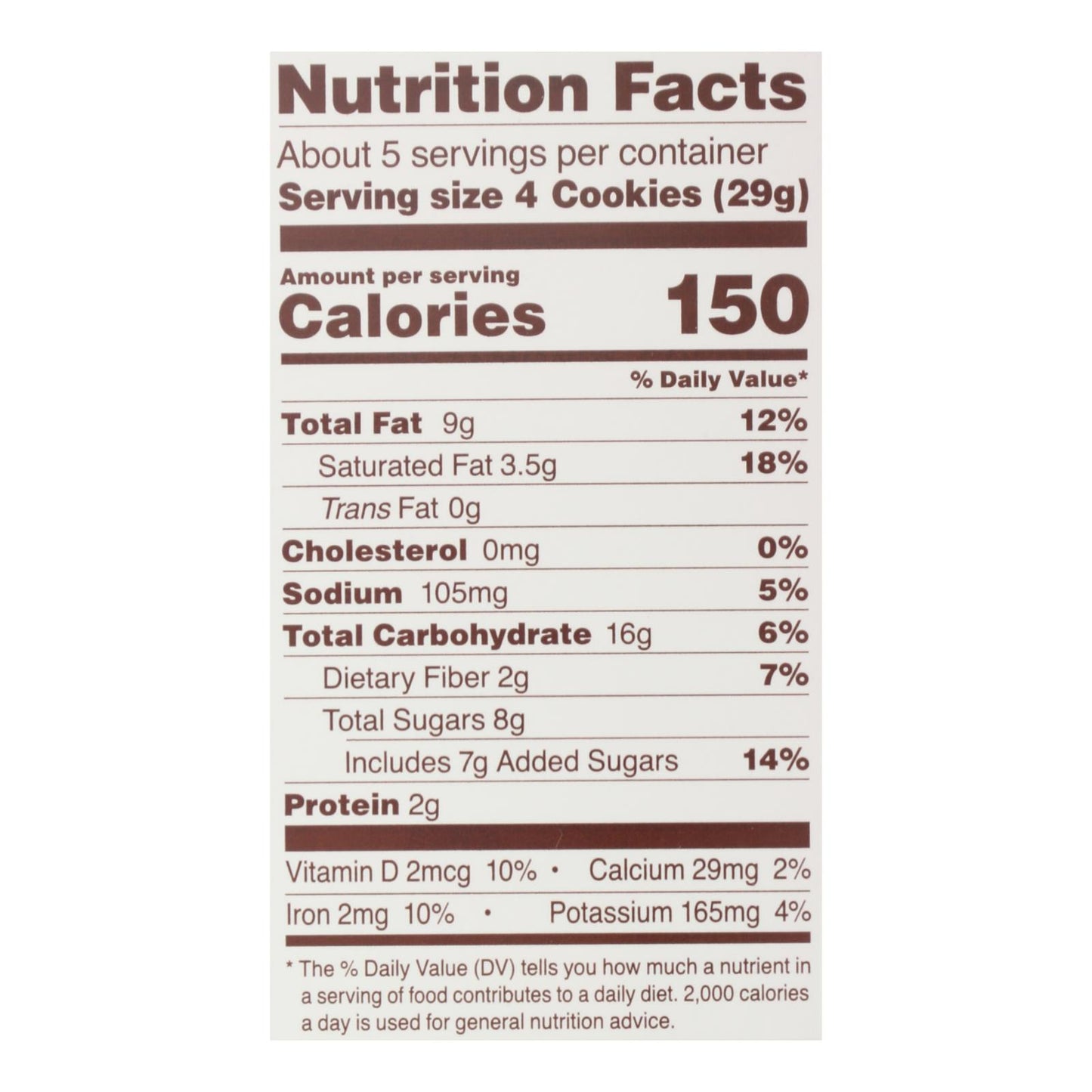 Simple Mills Cookies - Crunchy Double Chocolate - Case Of 6 - 5.5 Oz