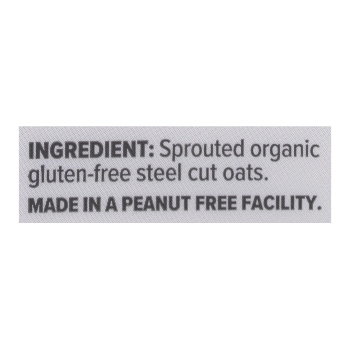 One Degree Organic Foods Organic Quick Oats - Sprouted - Case Of 4 - 24 Oz