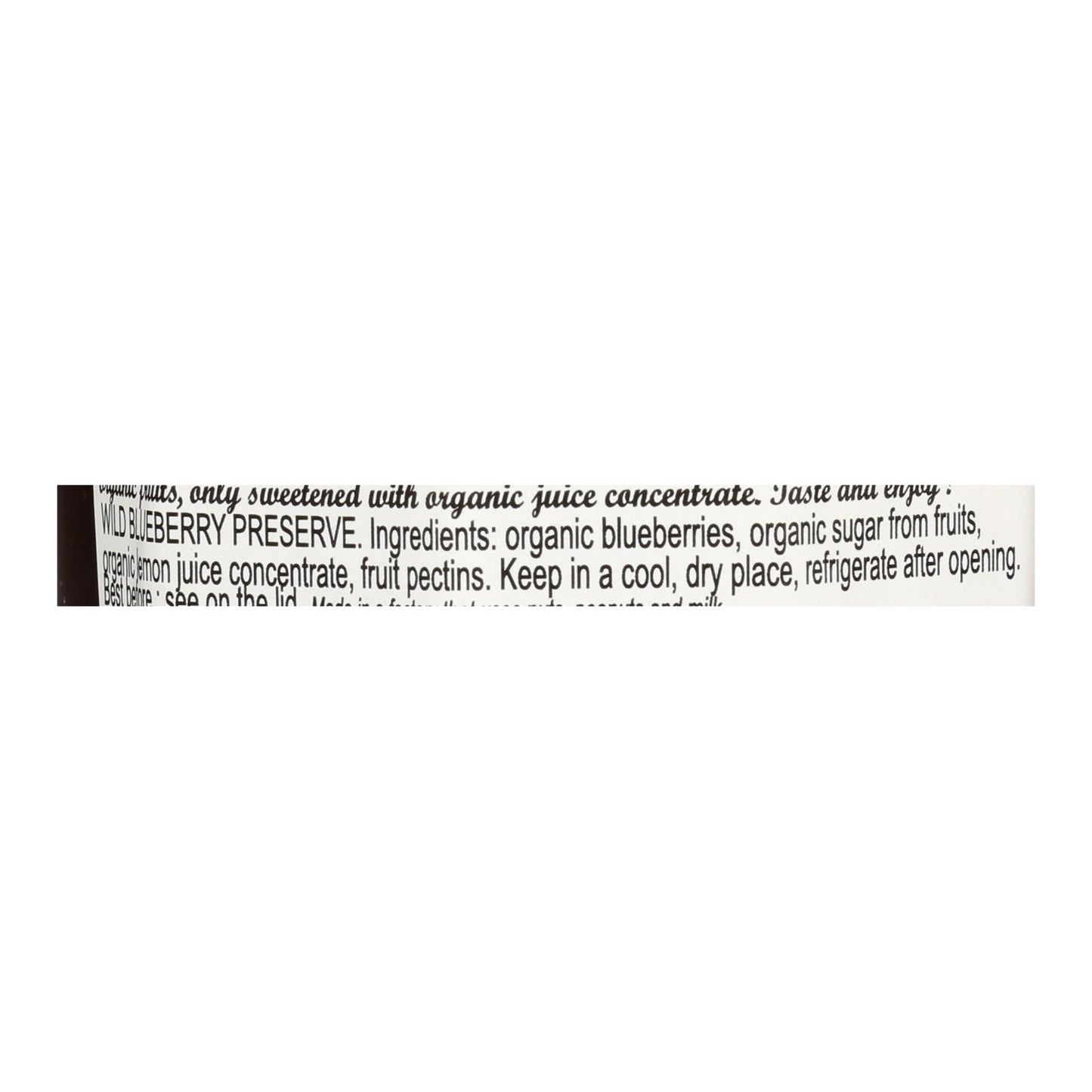 Lucien Georgelin Fruit Spread - Organic - Wild Blueberry - Case Of 6 - 11.28 Oz