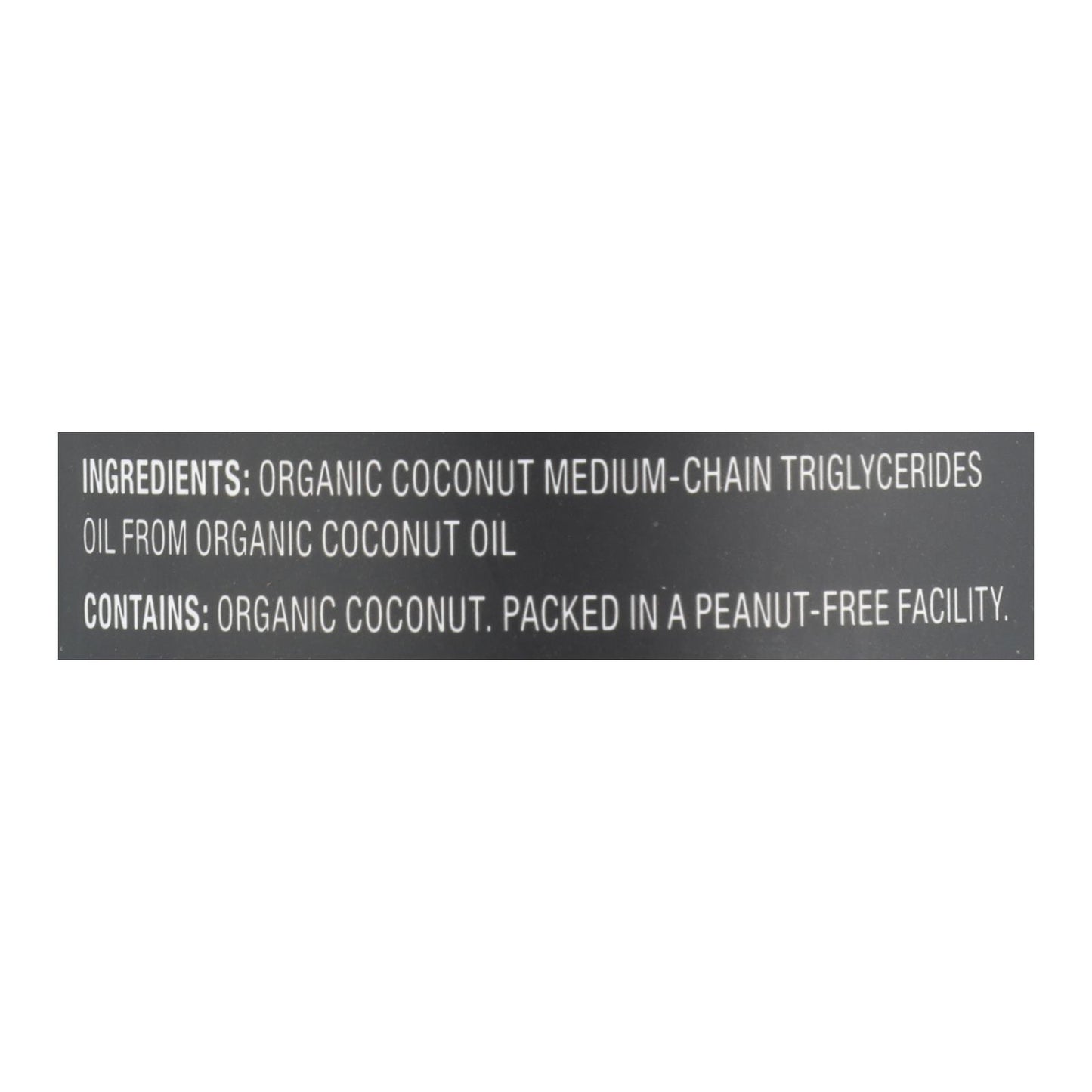 Nutiva 100% Organic Mct Oil - From Coconut - Unflavored - 16 Fl Oz