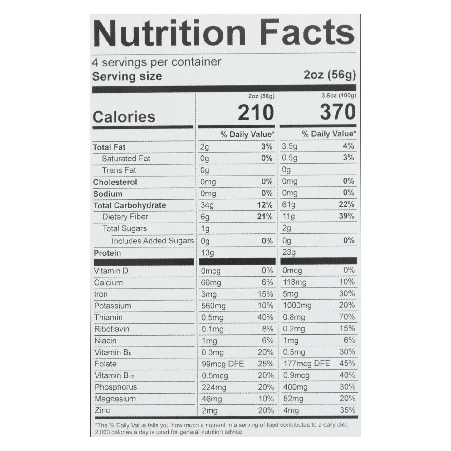 Chickapea Pasta - Pasta - Spirals - Case Of 6 - 8 Oz.