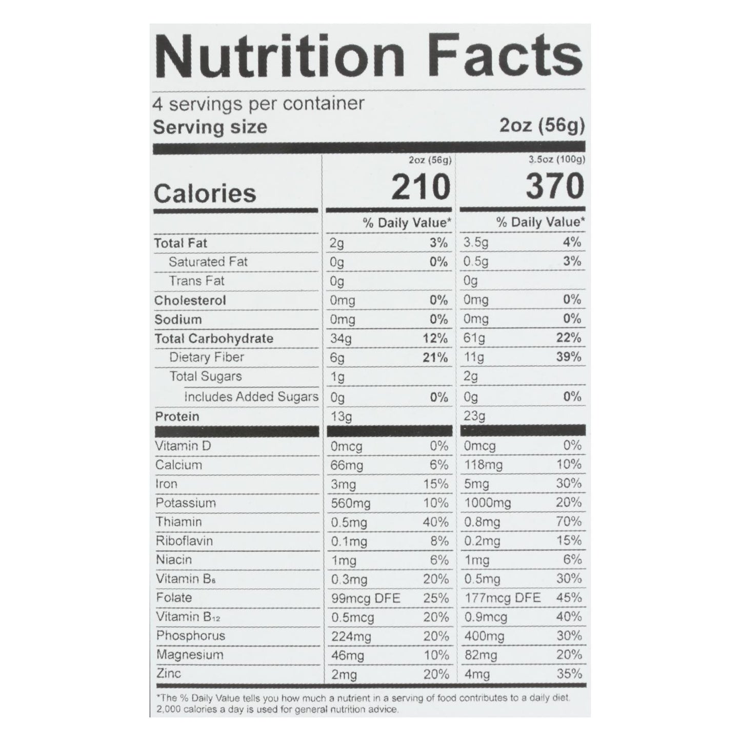 Chickapea Pasta - Pasta - Penne - Case Of 6 - 8 Oz.