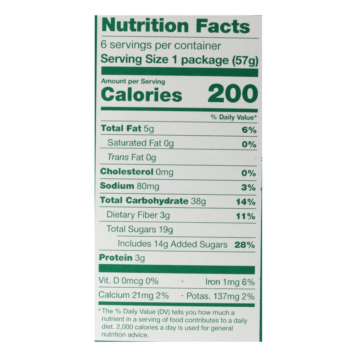 Nature's Bakery Stone Ground Whole Wheat Fig Bar - Apple Cinnamon - Case Of 6 - 2 Oz.