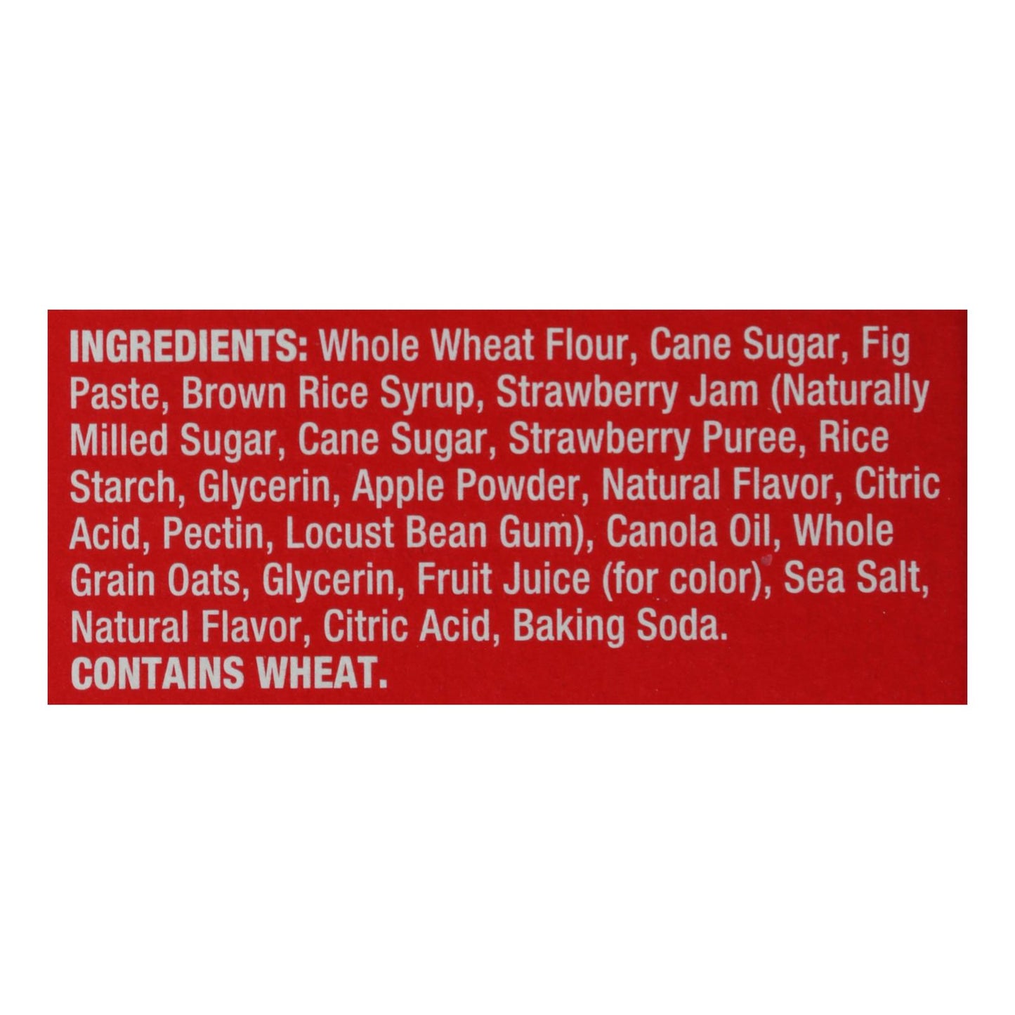 Nature's Bakery Stone Ground Whole Wheat Fig Bar - Strawberry - Case Of 6 - 2 Oz.