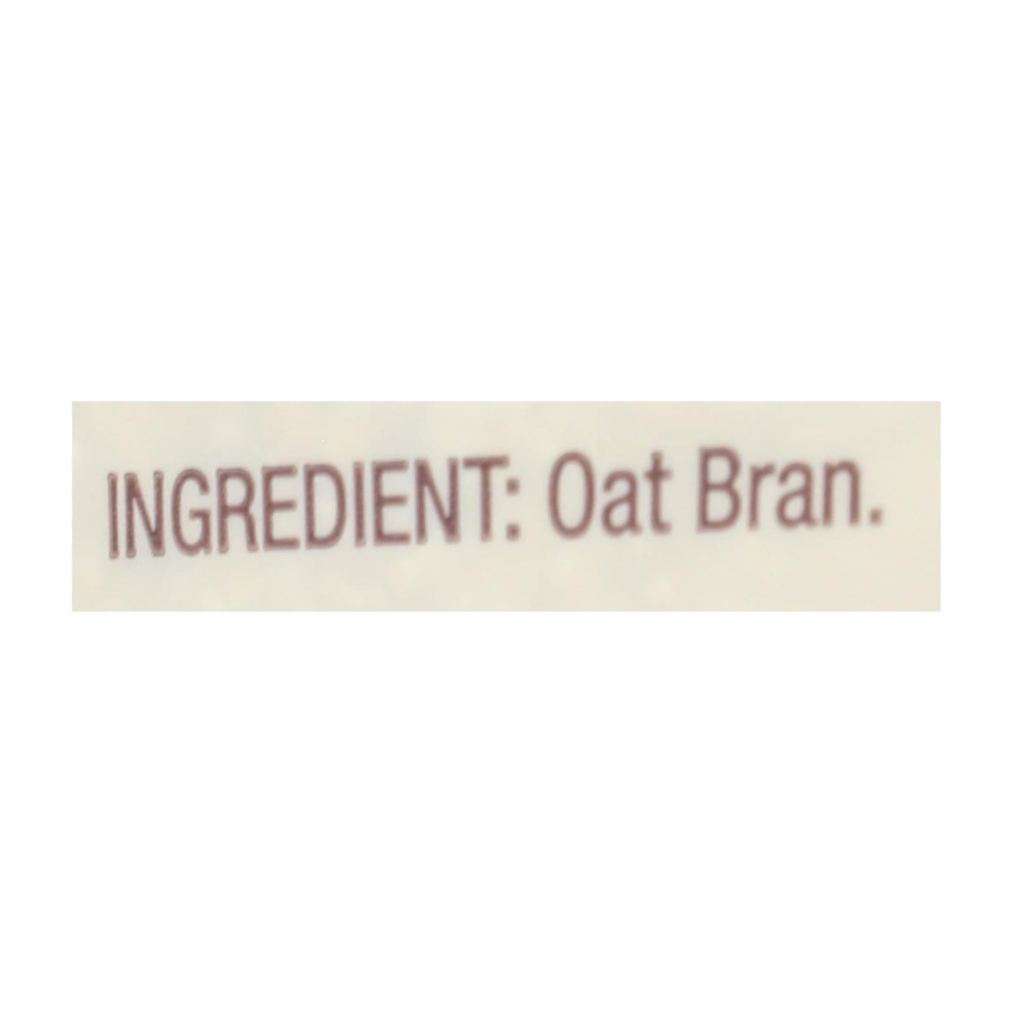 Bob's Red Mill - Oat Bran Hot Cereal - Case Of 4-18 Oz.