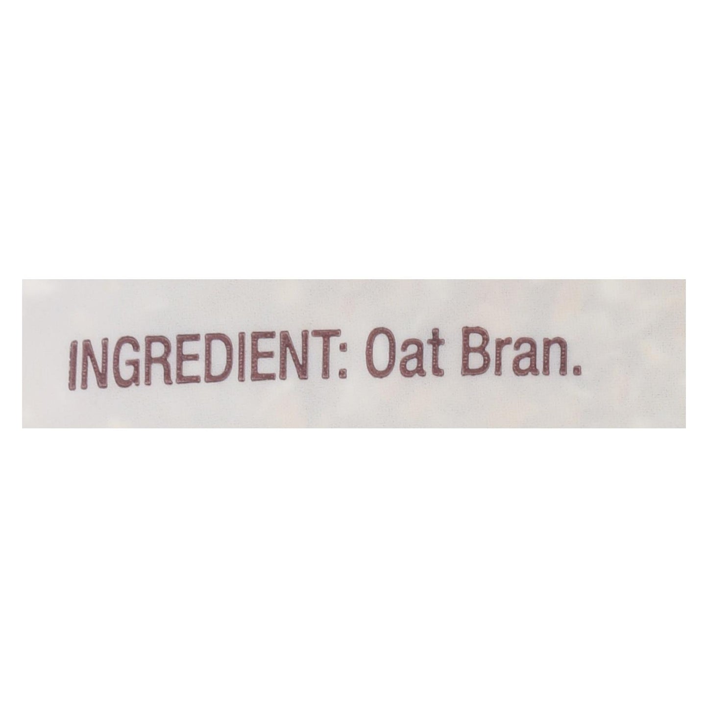 Bob's Red Mill - Oat Bran Hot Cereal - Case Of 4-40 Oz.
