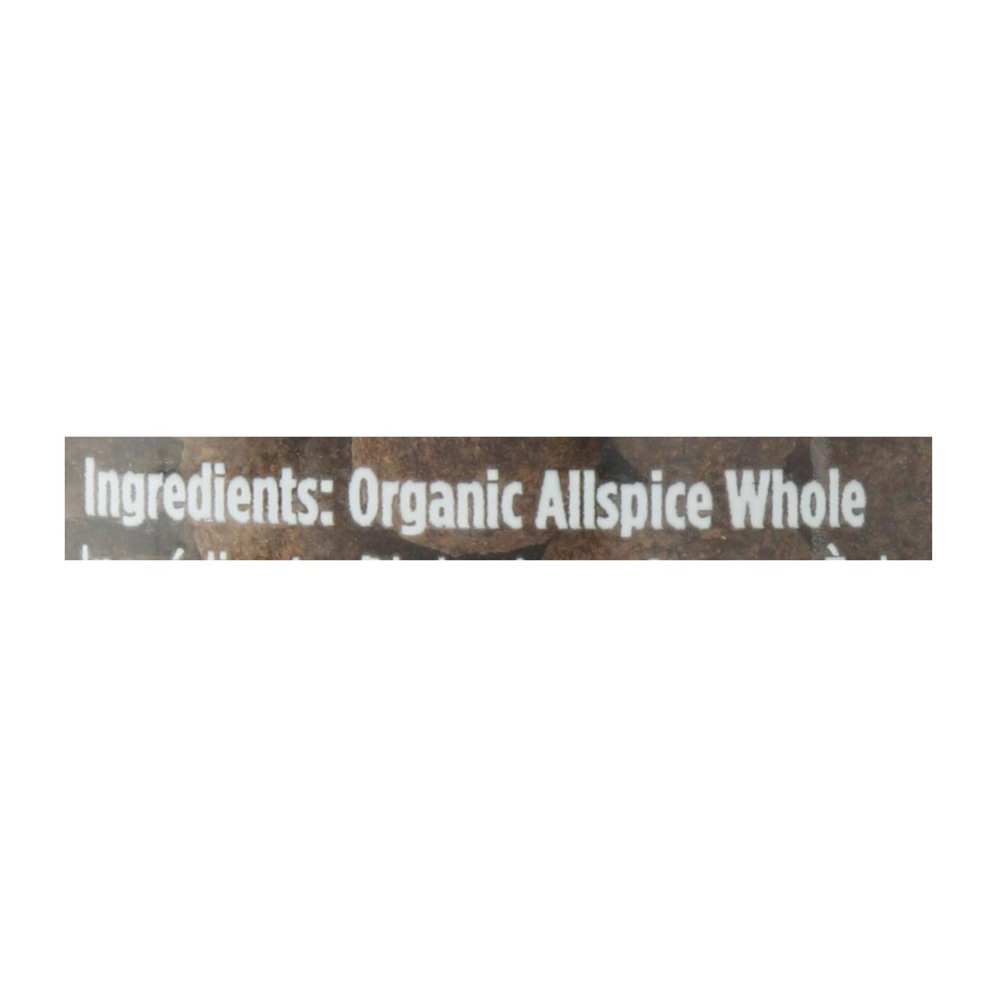 Spicely Organics - Organic Allspice - Whole - Case Of 3 - 1.3 Oz.