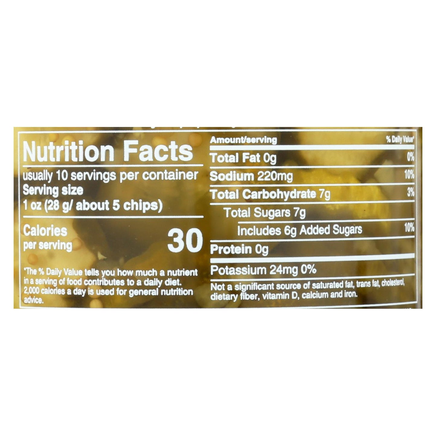 Mt Olive Pickle Co - Organic Pickles - Bread And Butter Chips - Case Of 6 - 16 Fl Oz.