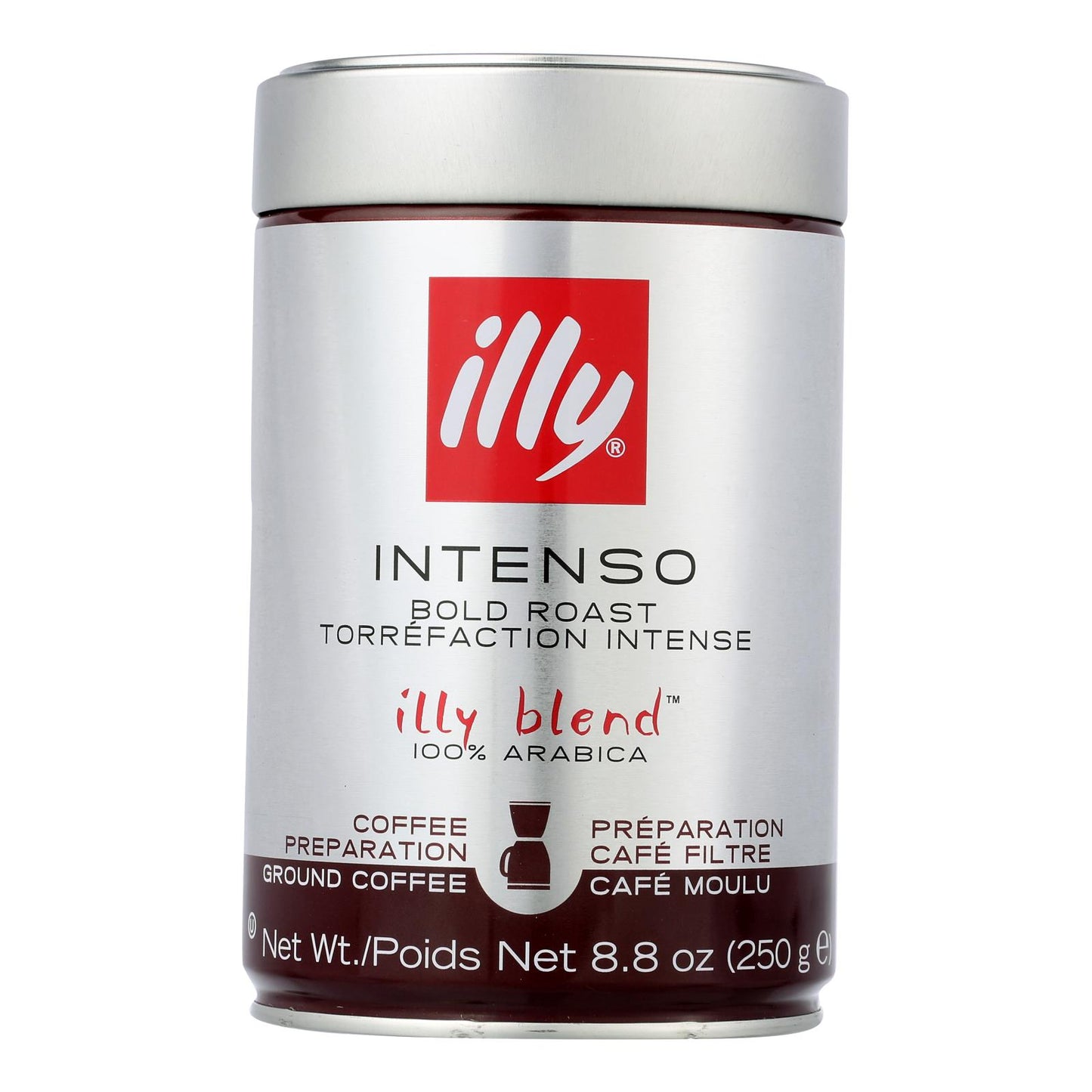 Illy Caffe Coffee Coffee - Drip - Ground - Dark Roast - 8.8 Oz - Case Of 6