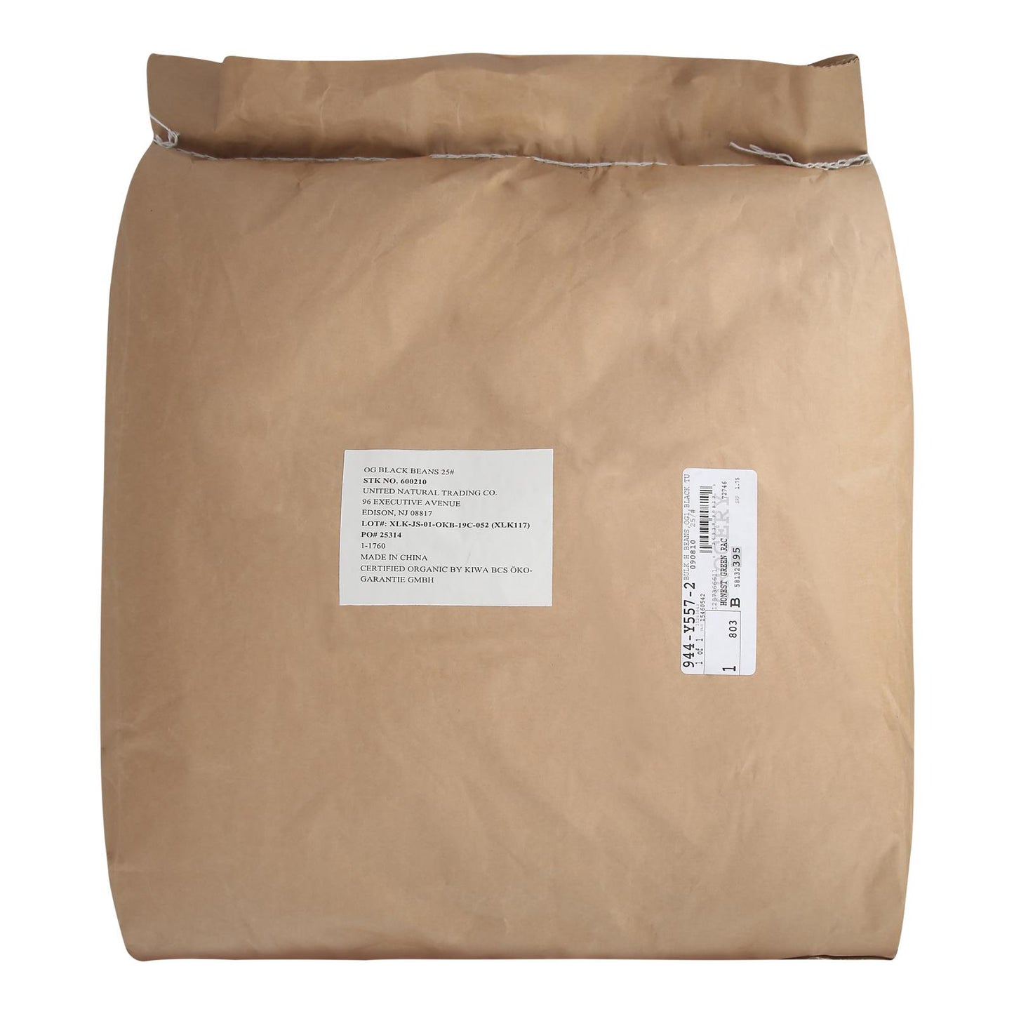 Bulk Organic Black Beans - Single Bulk Item - 25lb