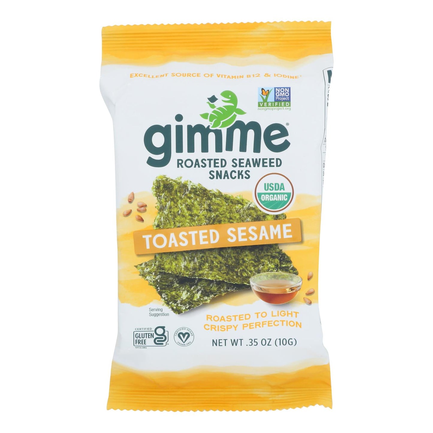 Gimme Organic Roasted - Sesame - Case Of 12 - 0.35 Oz.