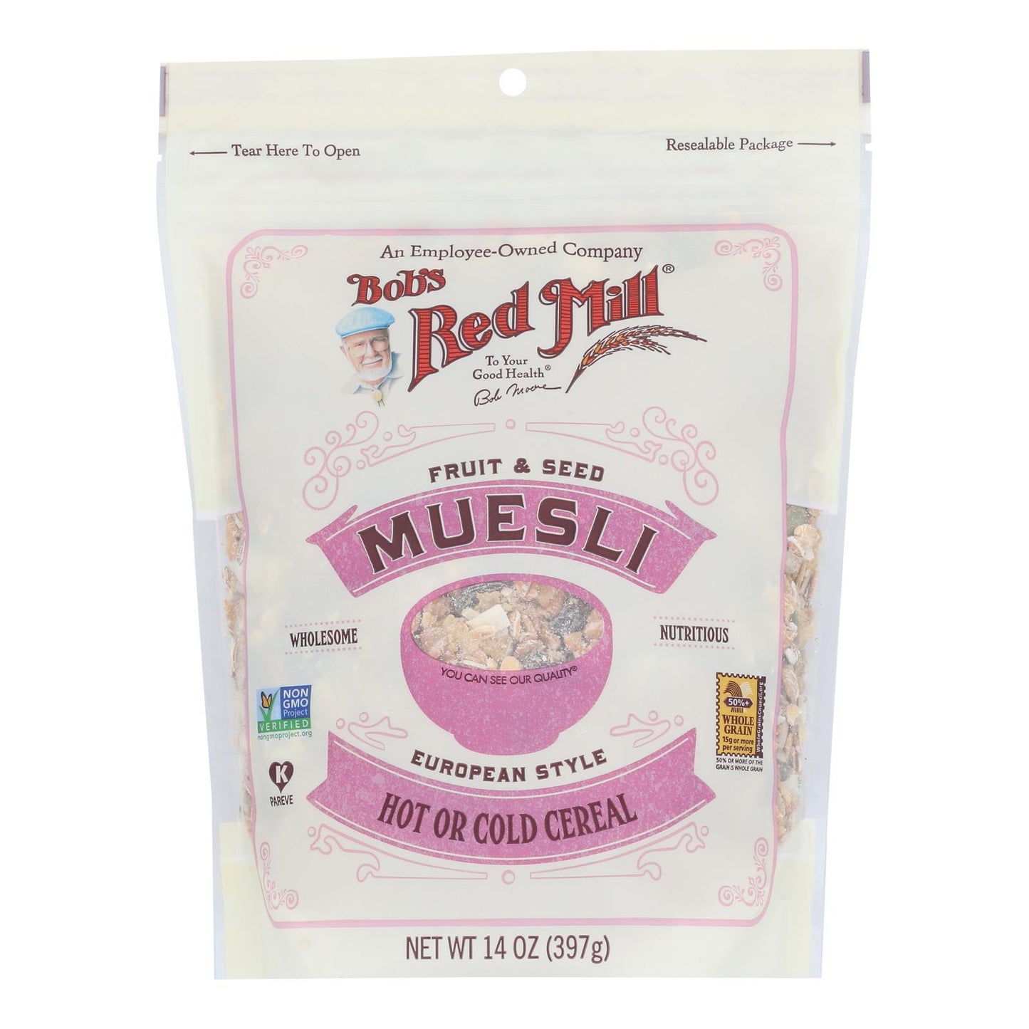 Bob's Red Mill - Cereal - Fruit & Seed Muesli - Case Of 4 - 14 Oz