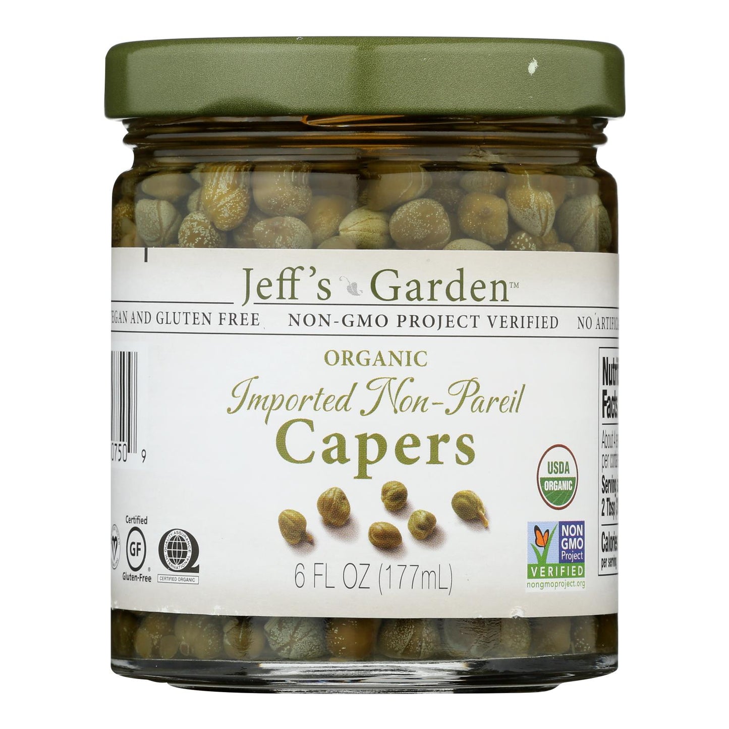 Jeff's Natural Jeff's Natural Imported Non Pareil Capers - Capers - Case Of 6 - 6 Oz.