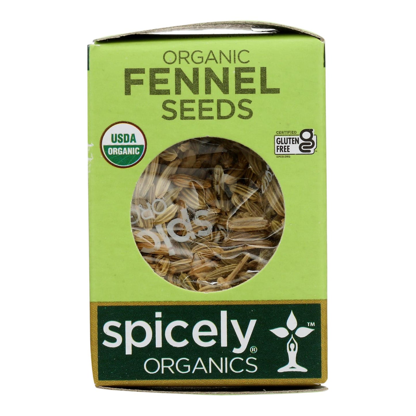 Spicely Organics - Organic Fennel Seed - Case Of 6 - 0.3 Oz.
