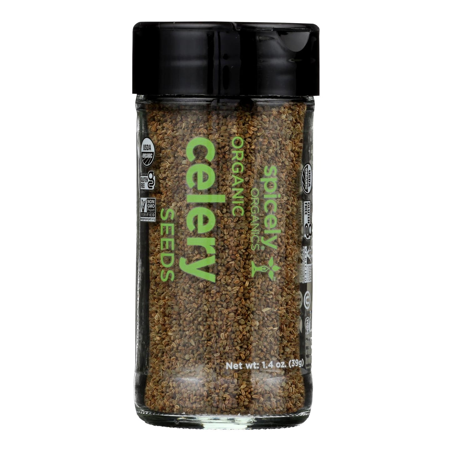 Spicely Organics - Organic Celery Seeds - Case Of 3 - 1.4 Oz.