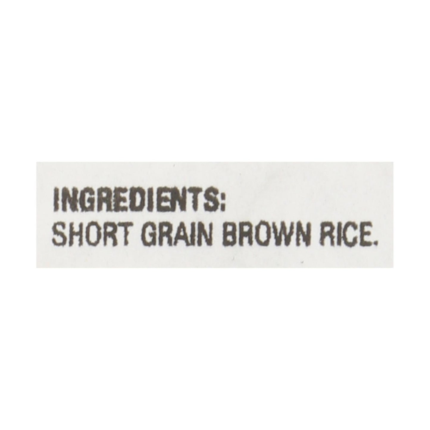 Lundberg Family Farms Brown Short Grain Rice - Single Bulk Item - 25lb