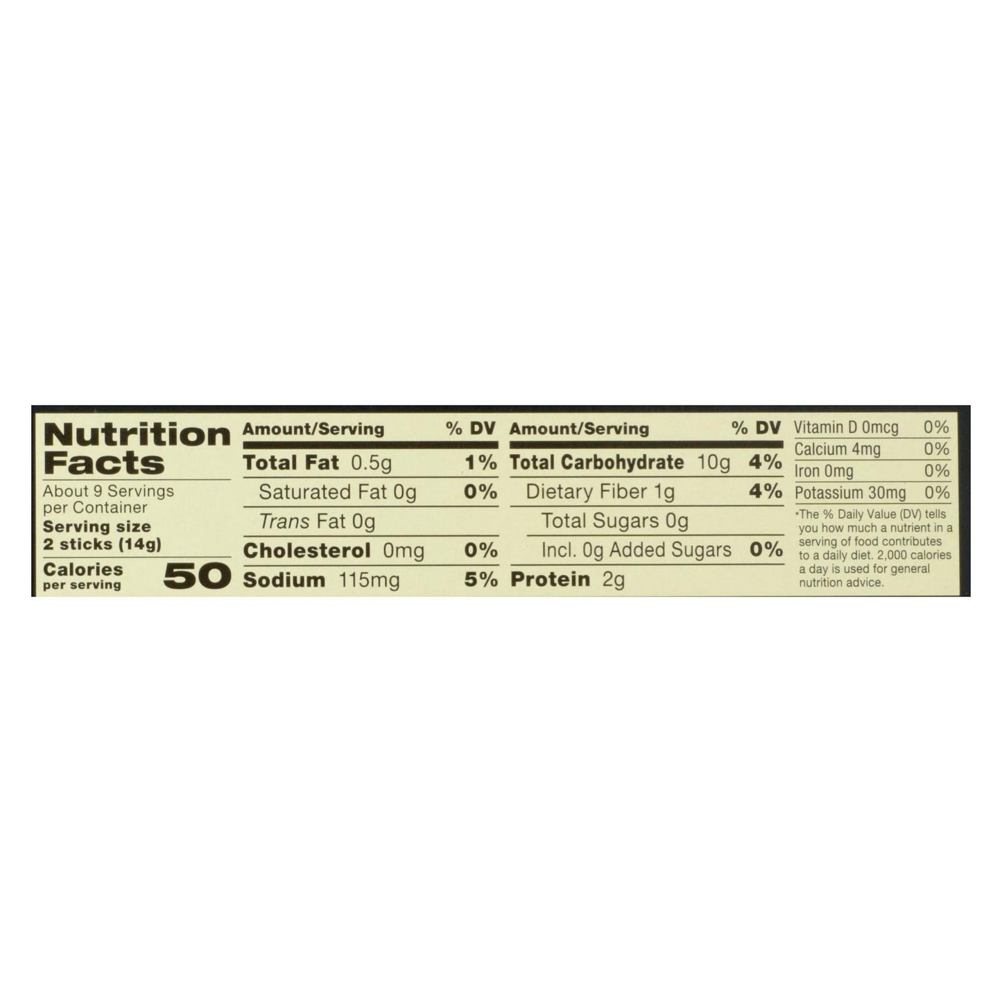 Alessi - Breadsticks - Garlic - Case Of 6 - 4.4 Oz