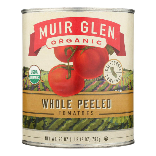 Muir Glen Organic Whole Peeled Tomatoes - Case Of 12 - 28 Oz.
