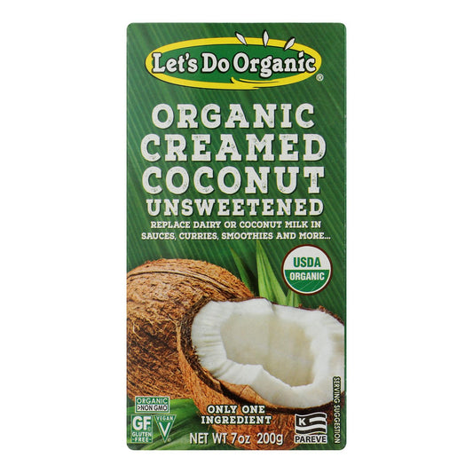 Let's Do Organics Organic Creamed - Coconut - Case Of 6 - 7 Oz.