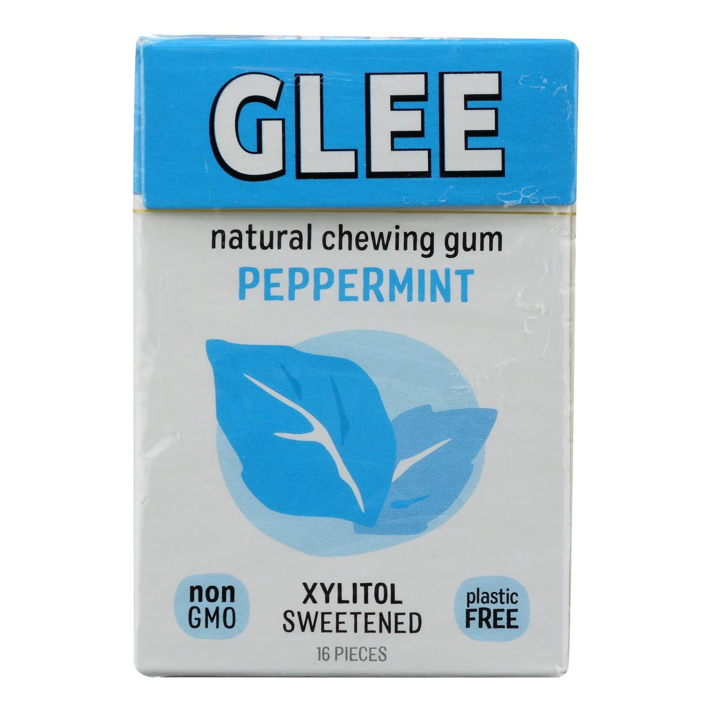 Glee Gum Chewing Gum - Refresh Mint - Sugar Free - Case Of 12 - 16 Pieces