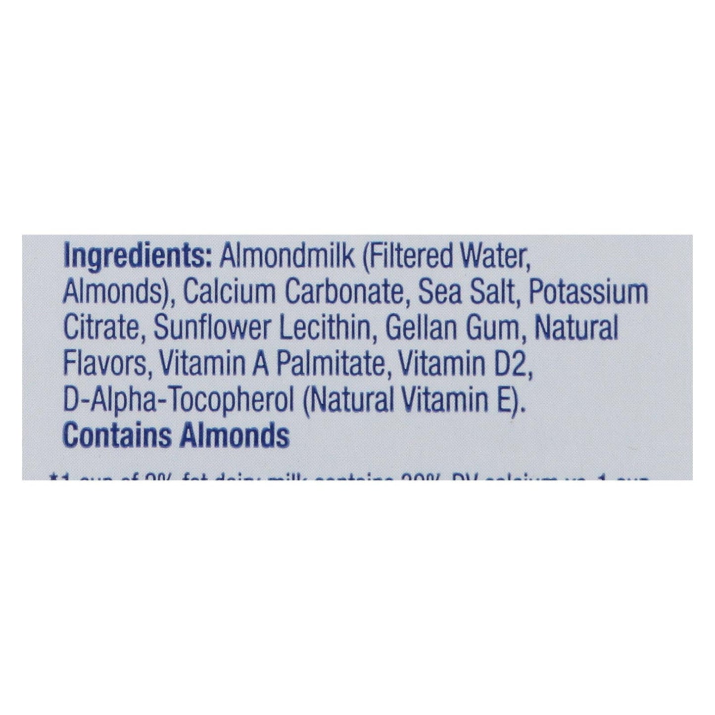 Almond Breeze - Almond Milk - Unsweetened Original - Case Of 8 - 64 Fl Oz.
