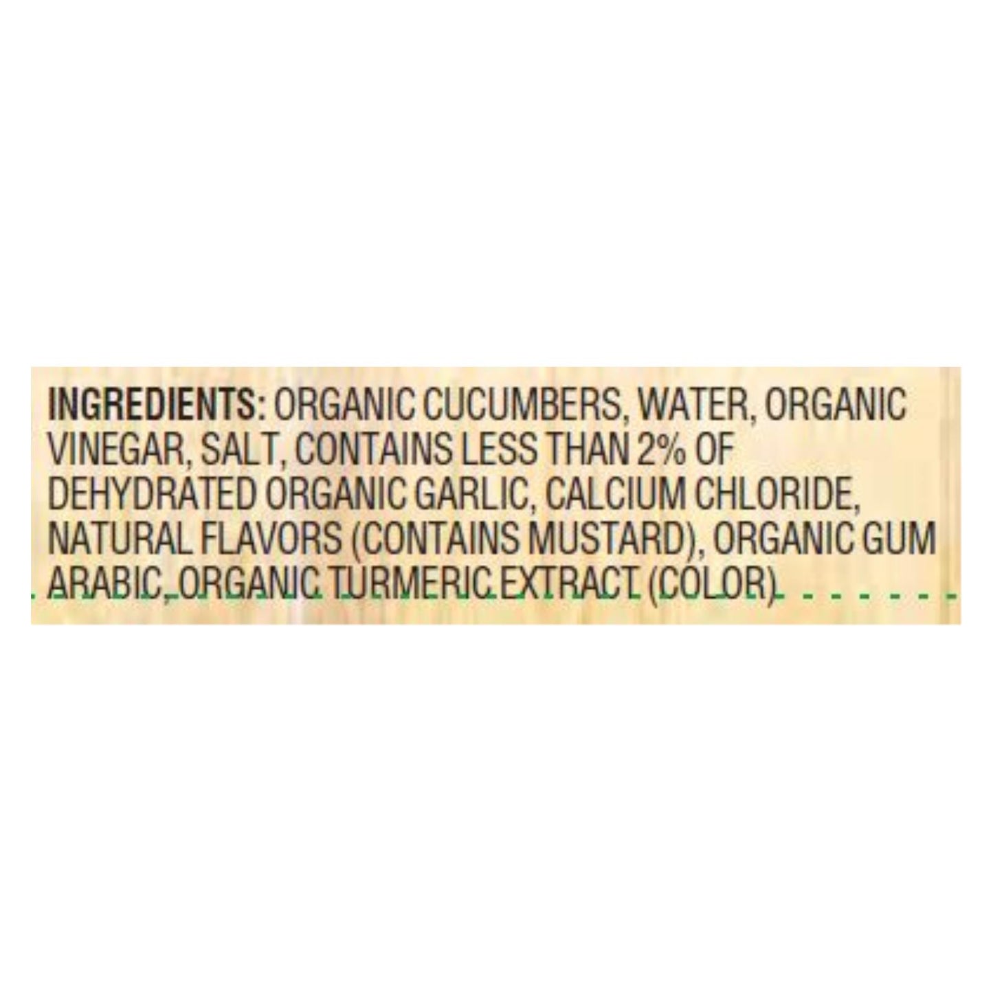Woodstock Organic Kosher Sliced Dill Pickles - Case Of 6 - 24 Oz