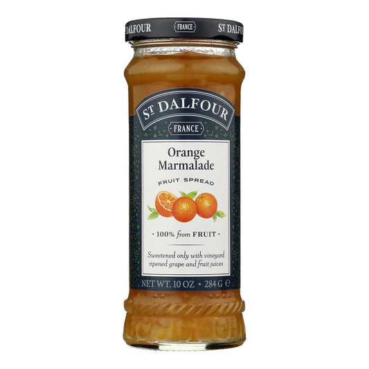 St Dalfour Fruit Spread - Deluxe - 100 Percent Fruit - Orange Marmalade - 10 Oz - Case Of 6