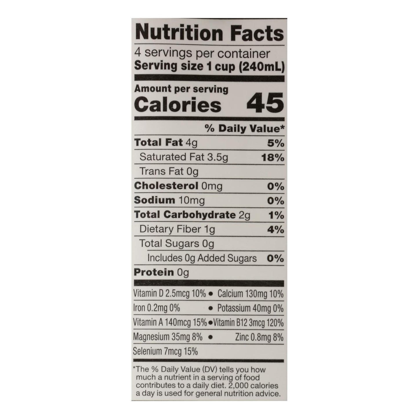So Delicious Coconut Milk Beverage - Unsweetened - Case Of 12 - 32 Fl Oz.