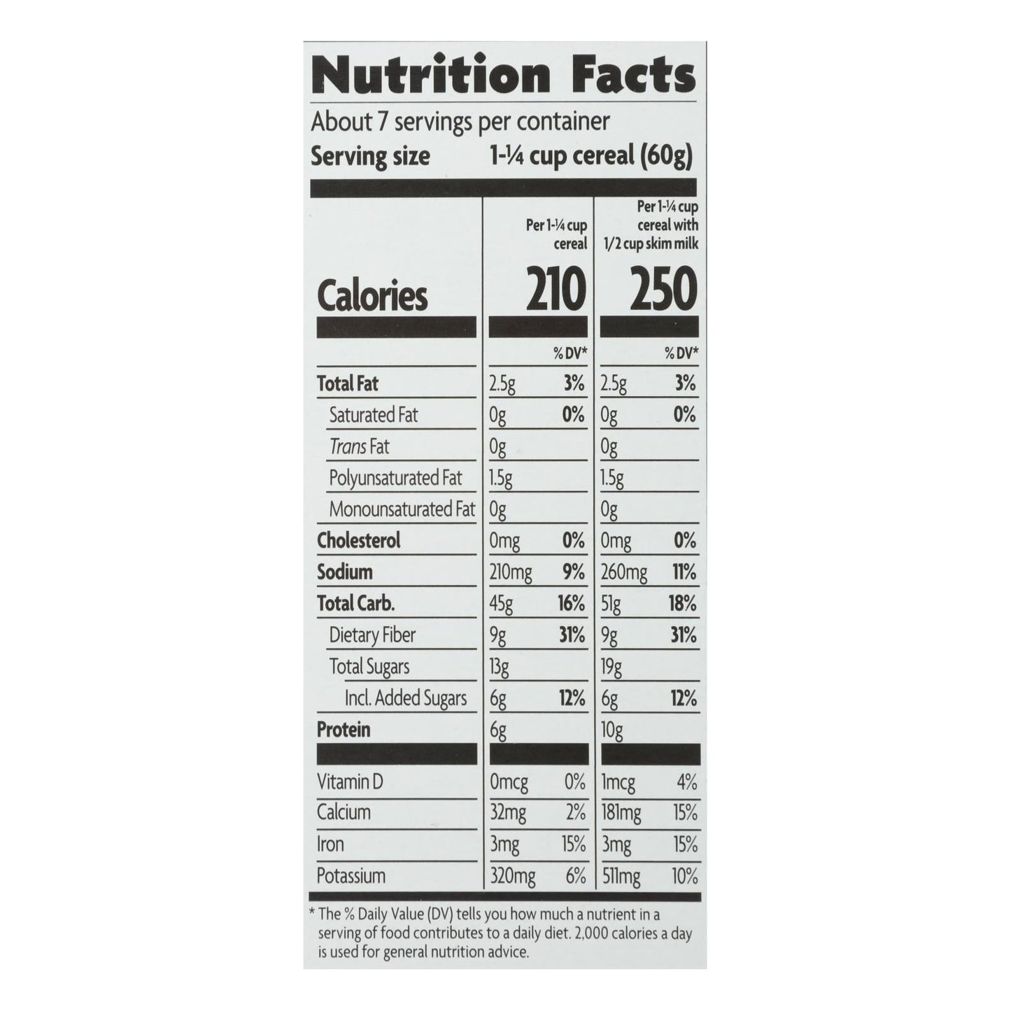 Nature's Path Organic Flax Plus Raisin Bran Cereal - Case Of 12 - 14 Oz.