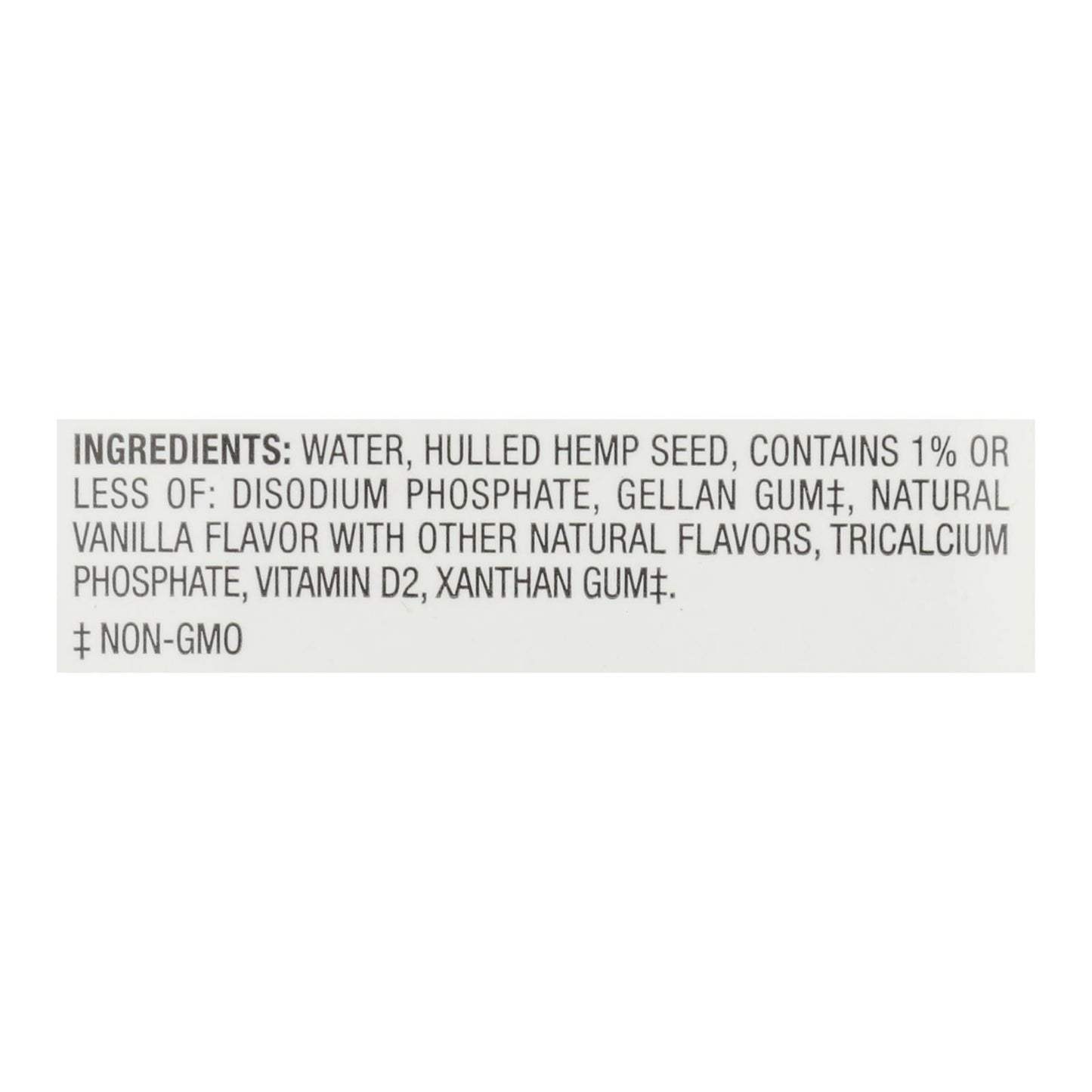 Pacific Natural Foods Hemp Vanilla - Unsweetened - Case Of 12 - 32 Fl Oz.