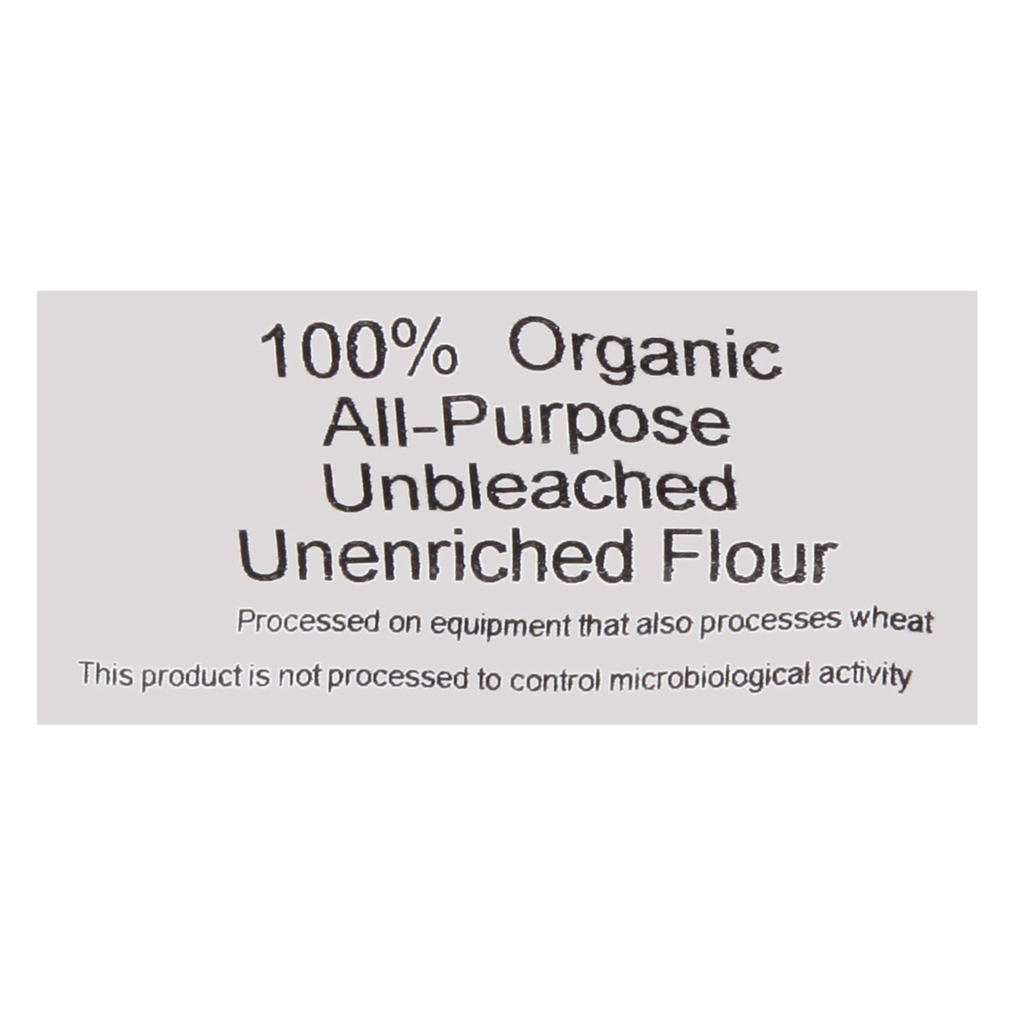 Heartland Mill 100% Organic Unbleached White Flour - Single Bulk Item - 25lb