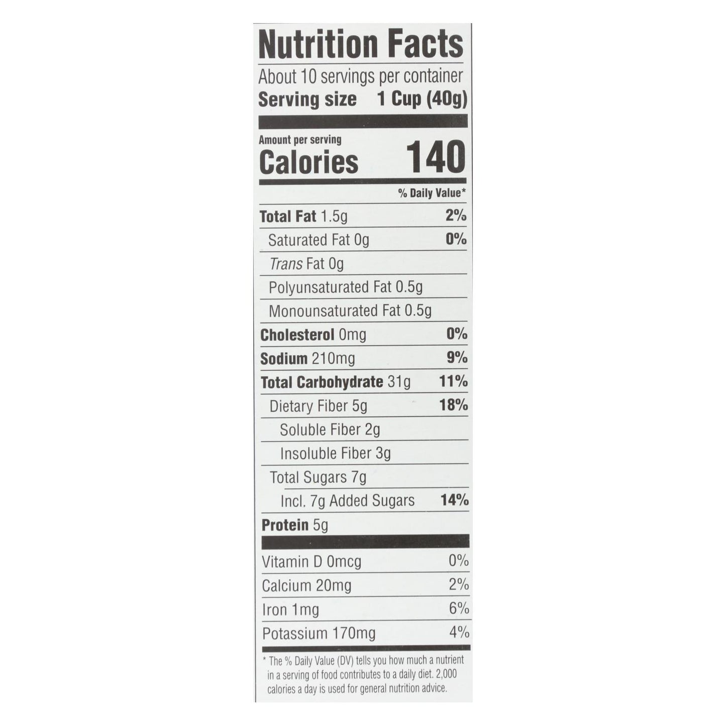 Barbara's Bakery - Spoonfuls Cereal - Multigrain - Case Of 12 - 14 Oz.
