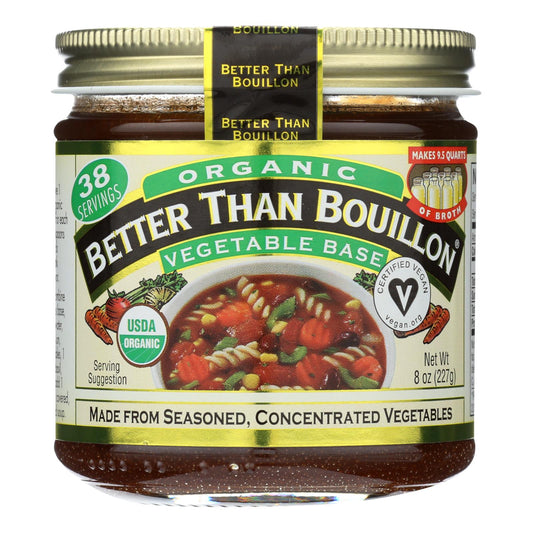 Better Than Bouillon Organic Seasoned - Vegetable Base - Case Of 6 - 8 Oz.